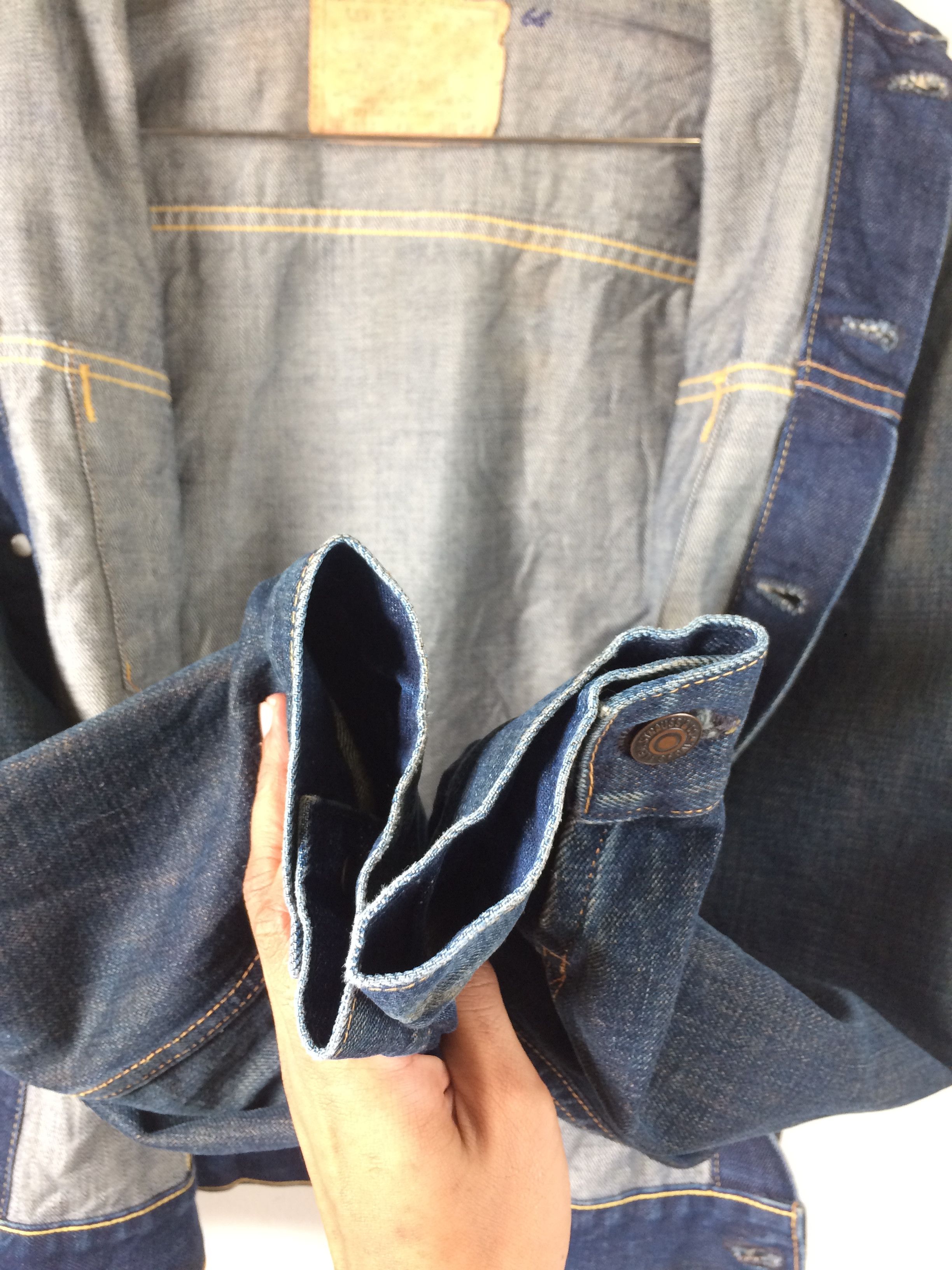 Levi's VTG 90's Levi's 557xx Big E Type 3 Trucker Denim Jacket Size US M / EU 48-50 / 2 - 12 Thumbnail