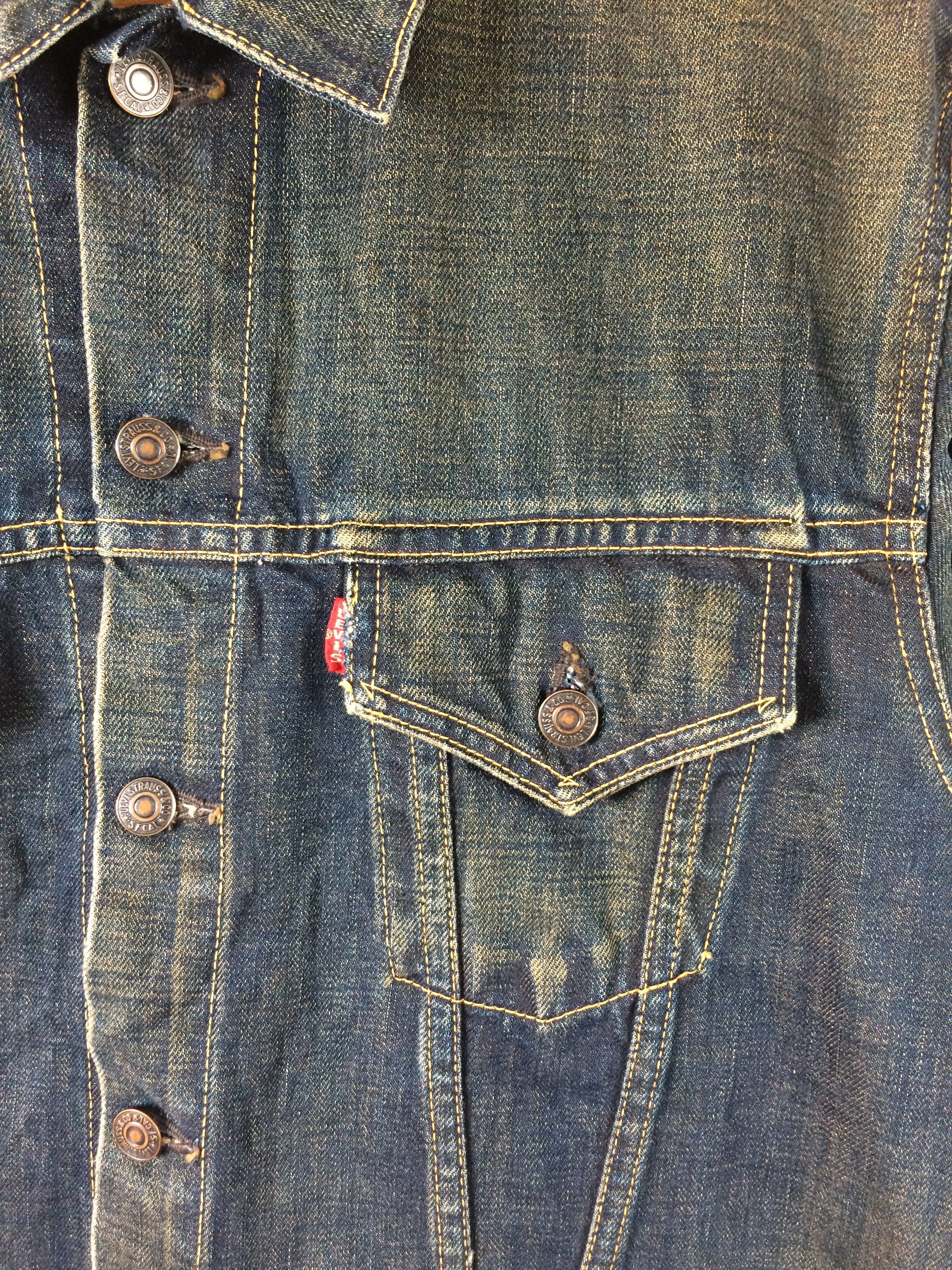 Levi's VTG 90's Levi's 557xx Big E Type 3 Trucker Denim Jacket Size US M / EU 48-50 / 2 - 4 Thumbnail