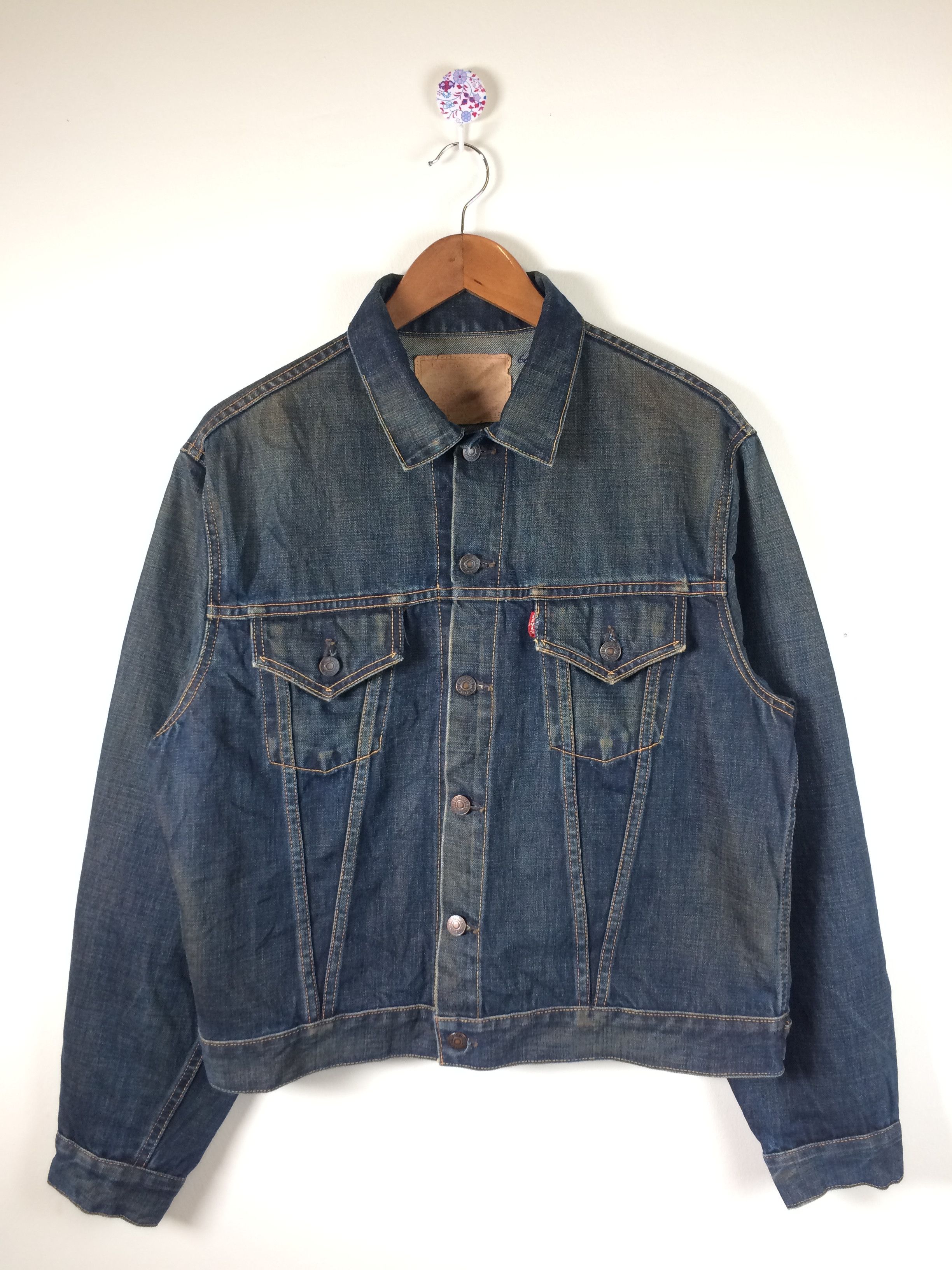 Vintage VTG 90's Levi's 557xx Big E Type 3 Trucker Denim Jacket | Grailed