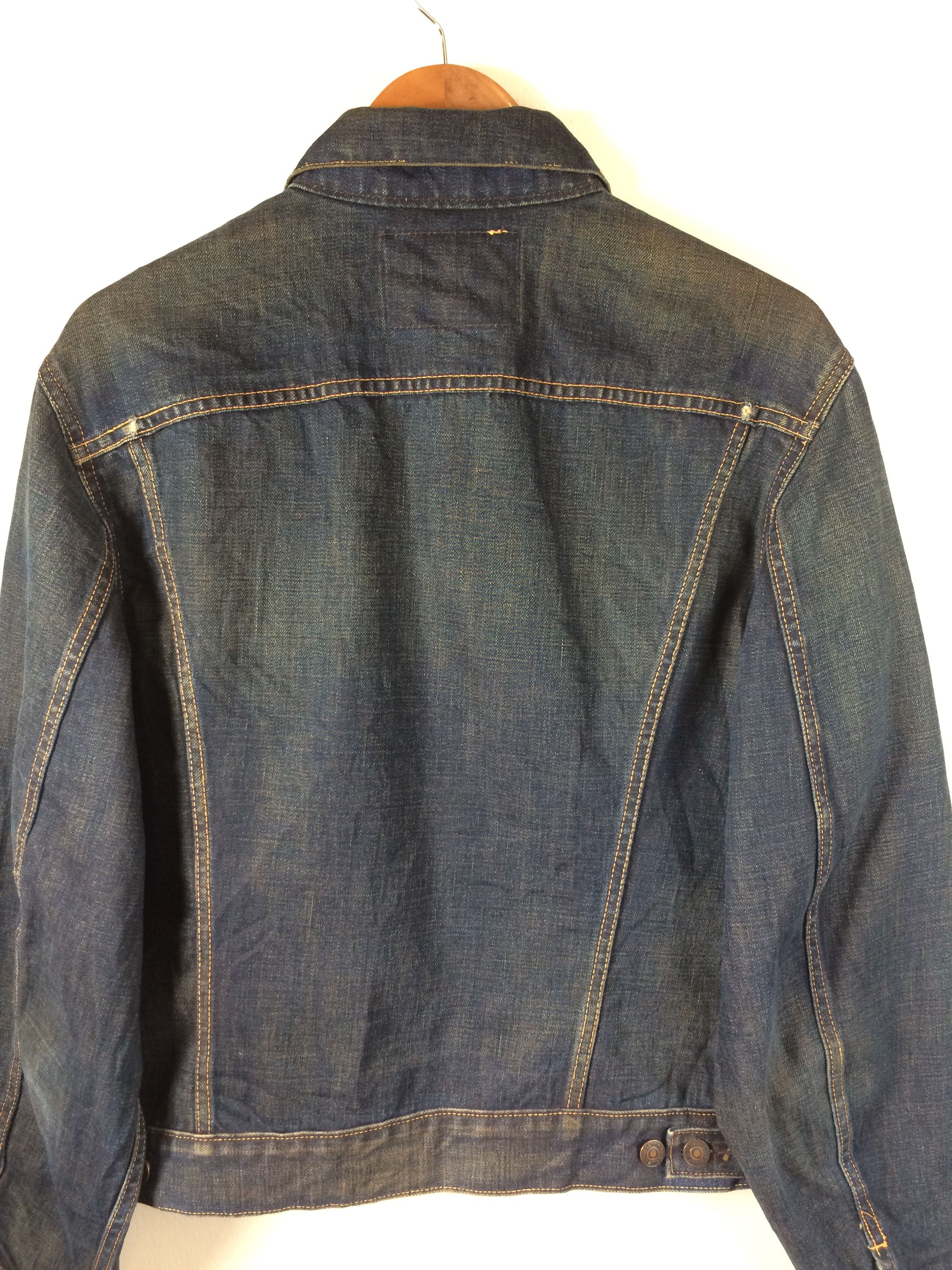Levi's VTG 90's Levi's 557xx Big E Type 3 Trucker Denim Jacket Size US M / EU 48-50 / 2 - 9 Thumbnail
