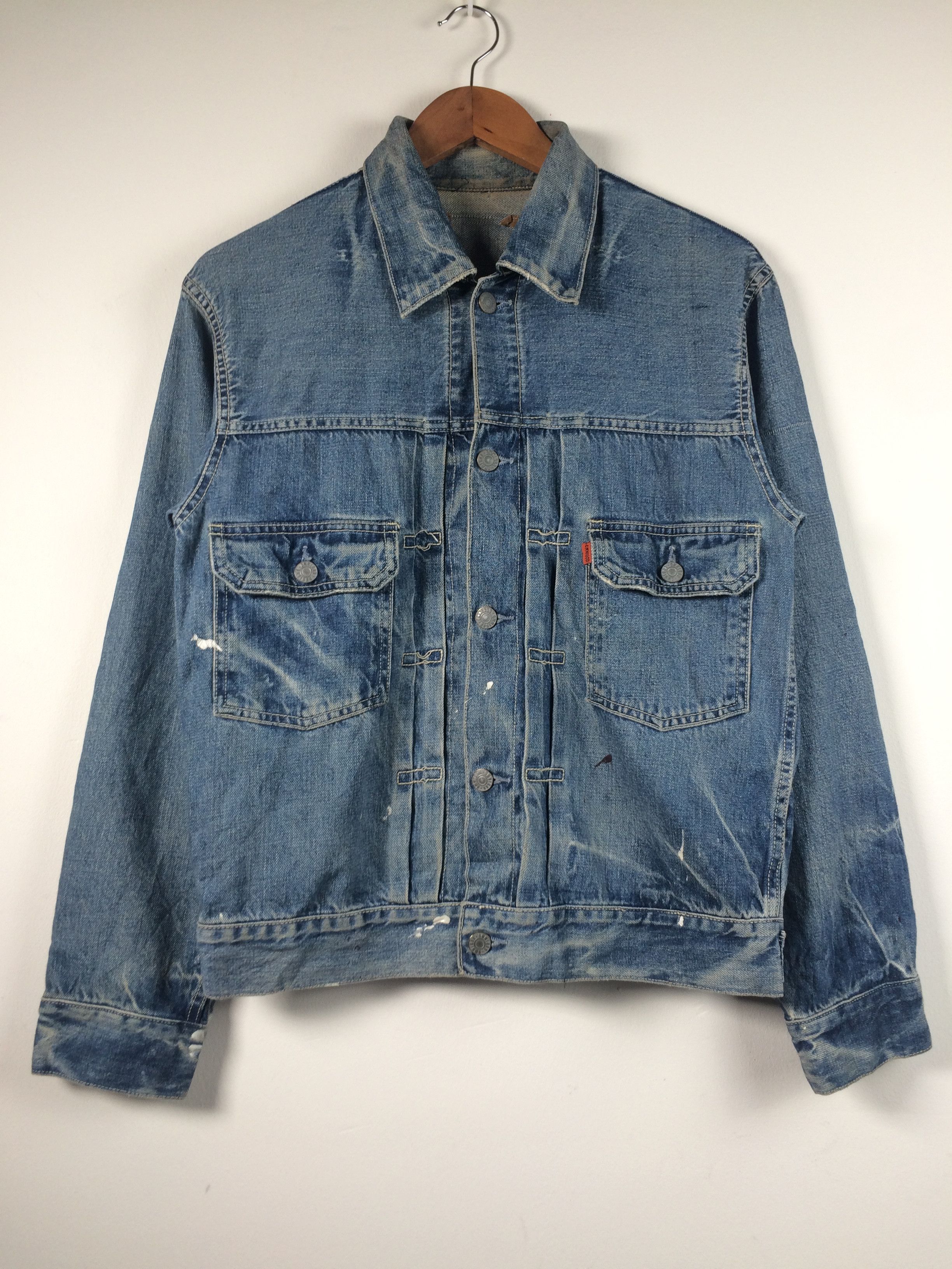 VTG Omnigod Type 2 Selvedge Painter Denim Jacket