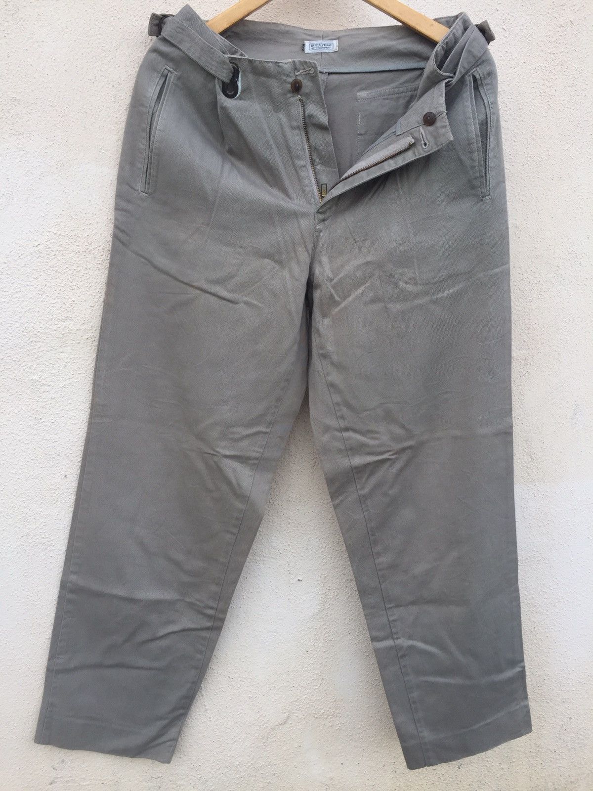 Boneville Casual Light Brown Waist Adjustable Gurkha Pants Size US 28 / EU 44 - 8 Thumbnail