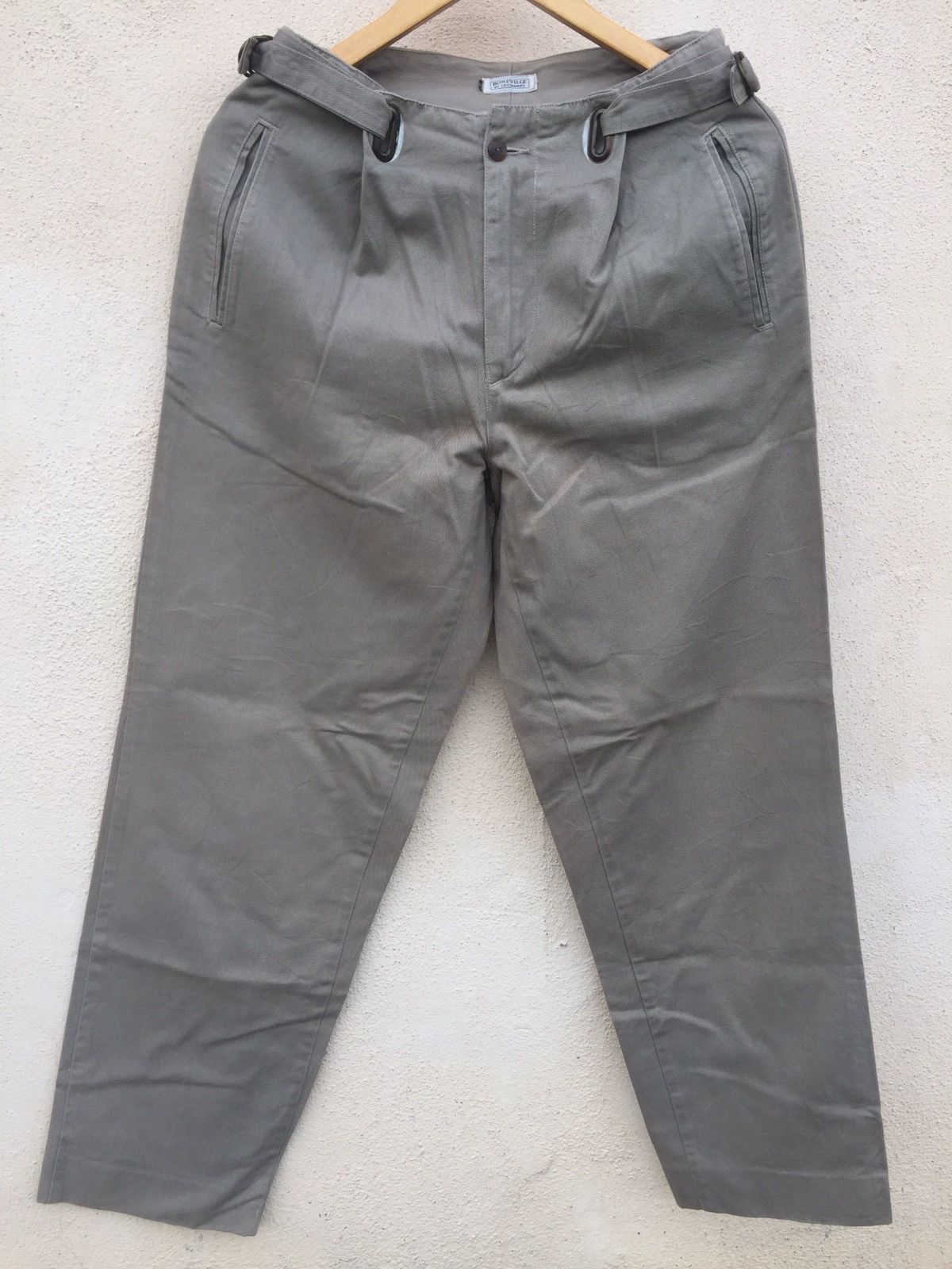 Boneville Casual Light Brown Waist Adjustable Gurkha Pants Size US 28 / EU 44 - 7 Thumbnail