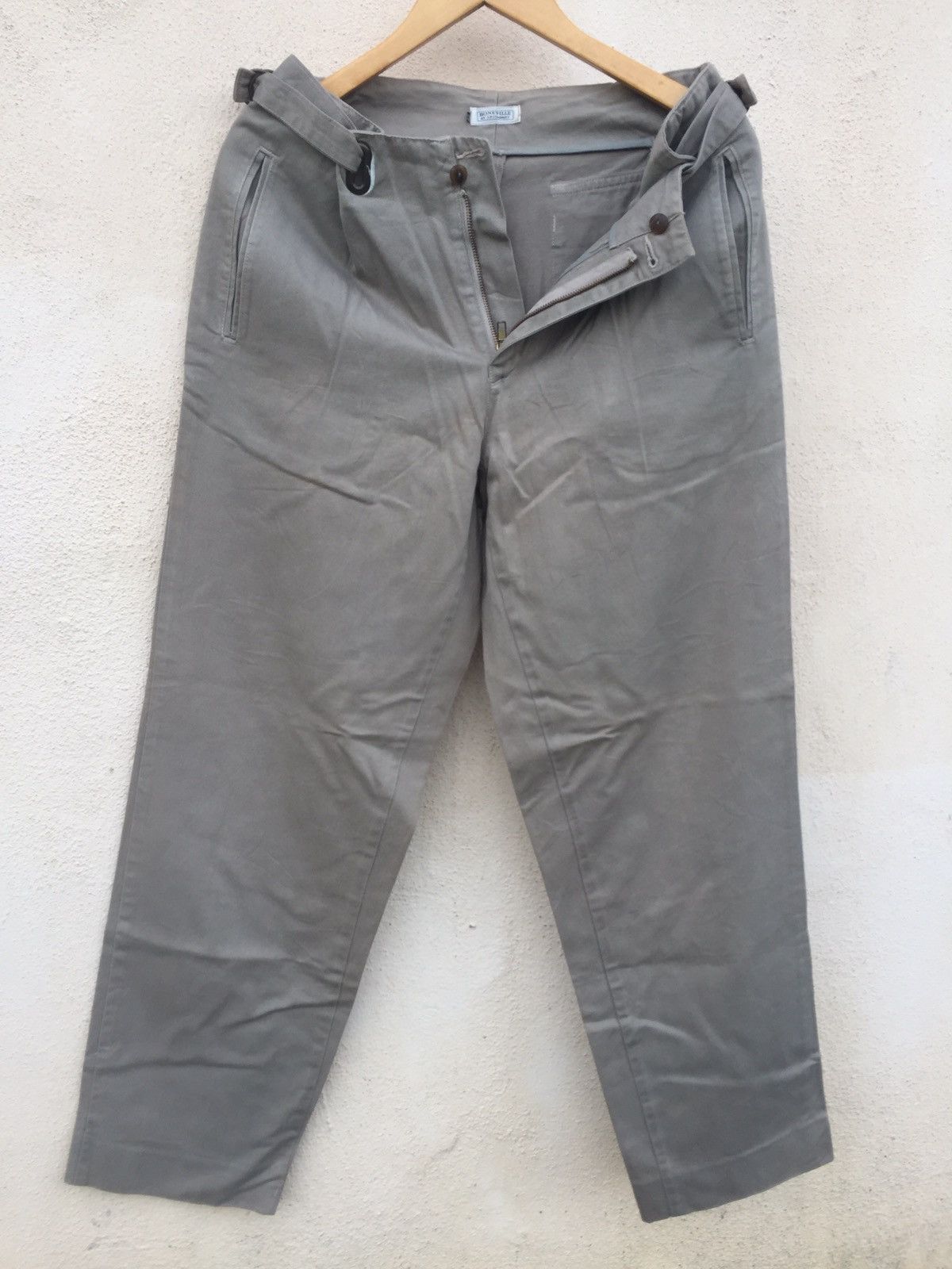Boneville Casual Light Brown Waist Adjustable Gurkha Pants Size US 28 / EU 44 - 1 Thumbnail