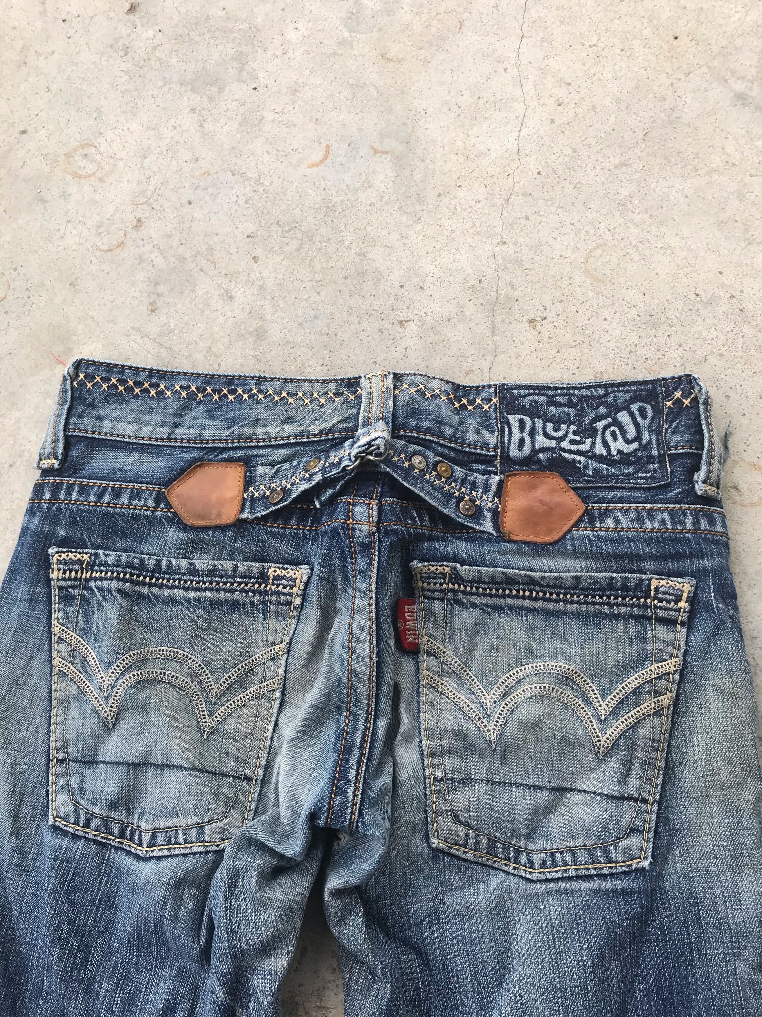 Edwin Edwin buckle back dark blue denim jeans s30 Size US 30 / EU 46 - 3 Thumbnail