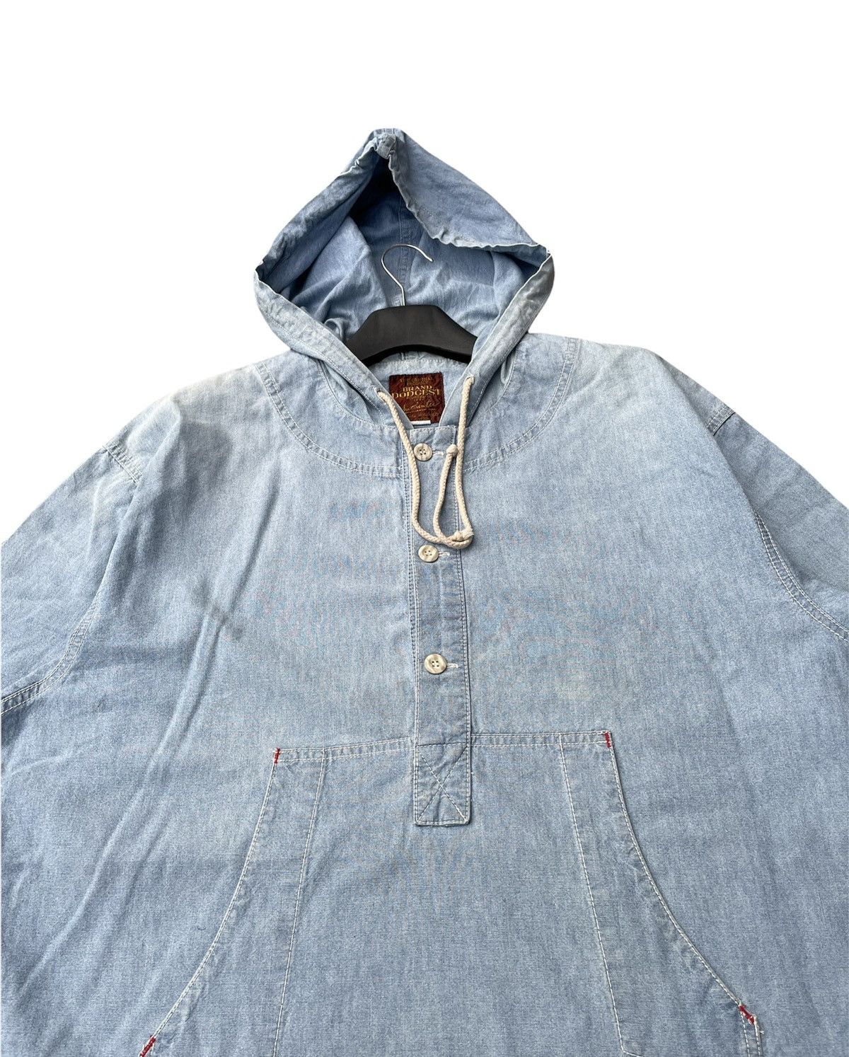Japanese Brand Brand Dodgest Pullover Hood Chambary Size US XL / EU 56 / 4 - 5 Thumbnail