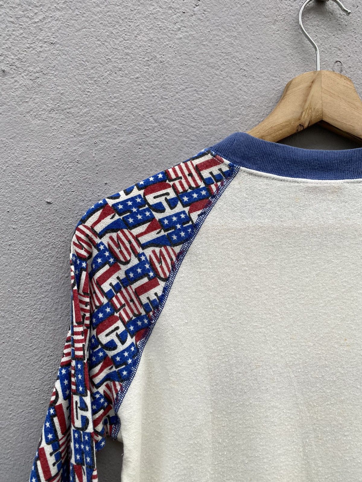 Hysteric Glamour 💥RARE💥 90s HYSTERIC GLAMOUR Sleeves USA Flag Jumper Size US S / EU 44-46 / 1 - 15 Thumbnail