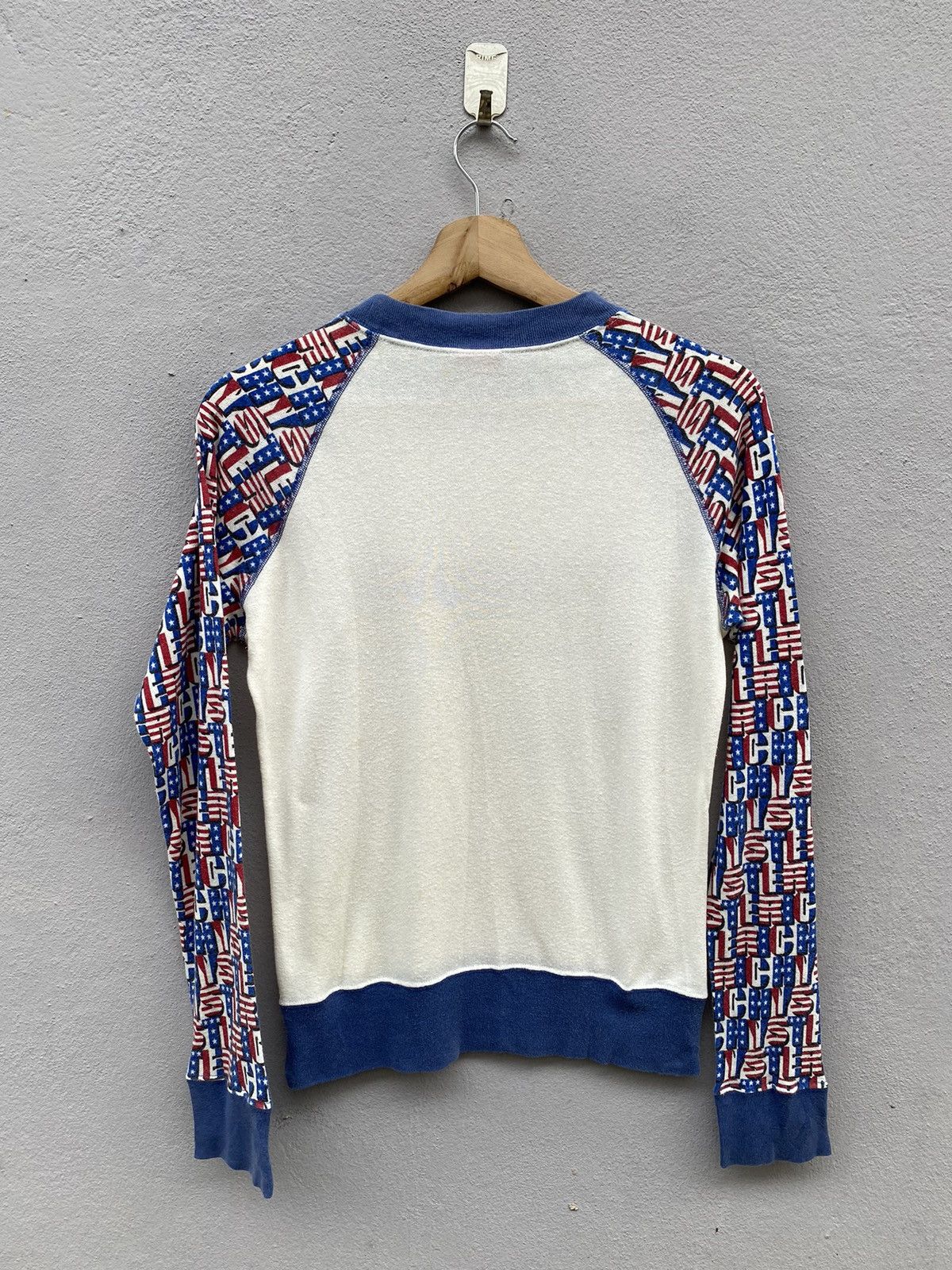 Hysteric Glamour 💥RARE💥 90s HYSTERIC GLAMOUR Sleeves USA Flag Jumper Size US S / EU 44-46 / 1 - 14 Thumbnail