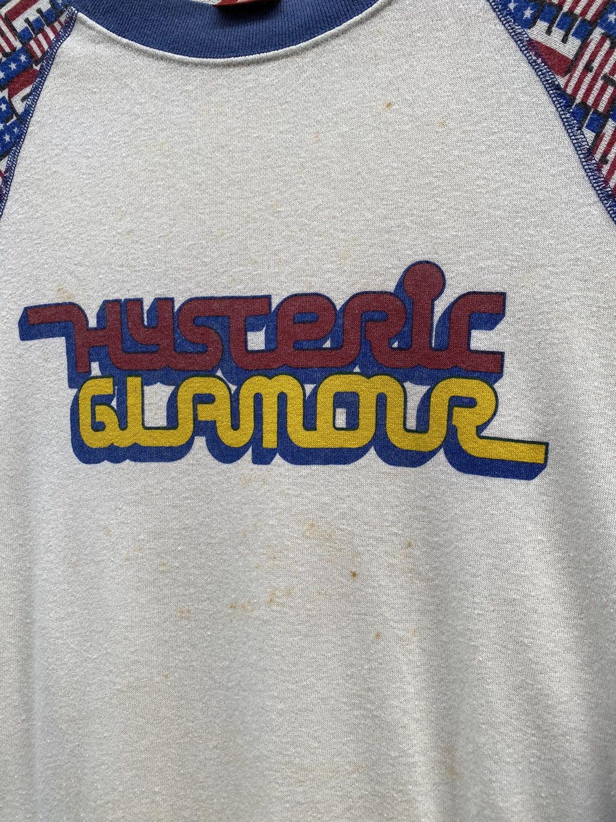 Hysteric Glamour 💥RARE💥 90s HYSTERIC GLAMOUR Sleeves USA Flag Jumper Size US S / EU 44-46 / 1 - 3 Thumbnail
