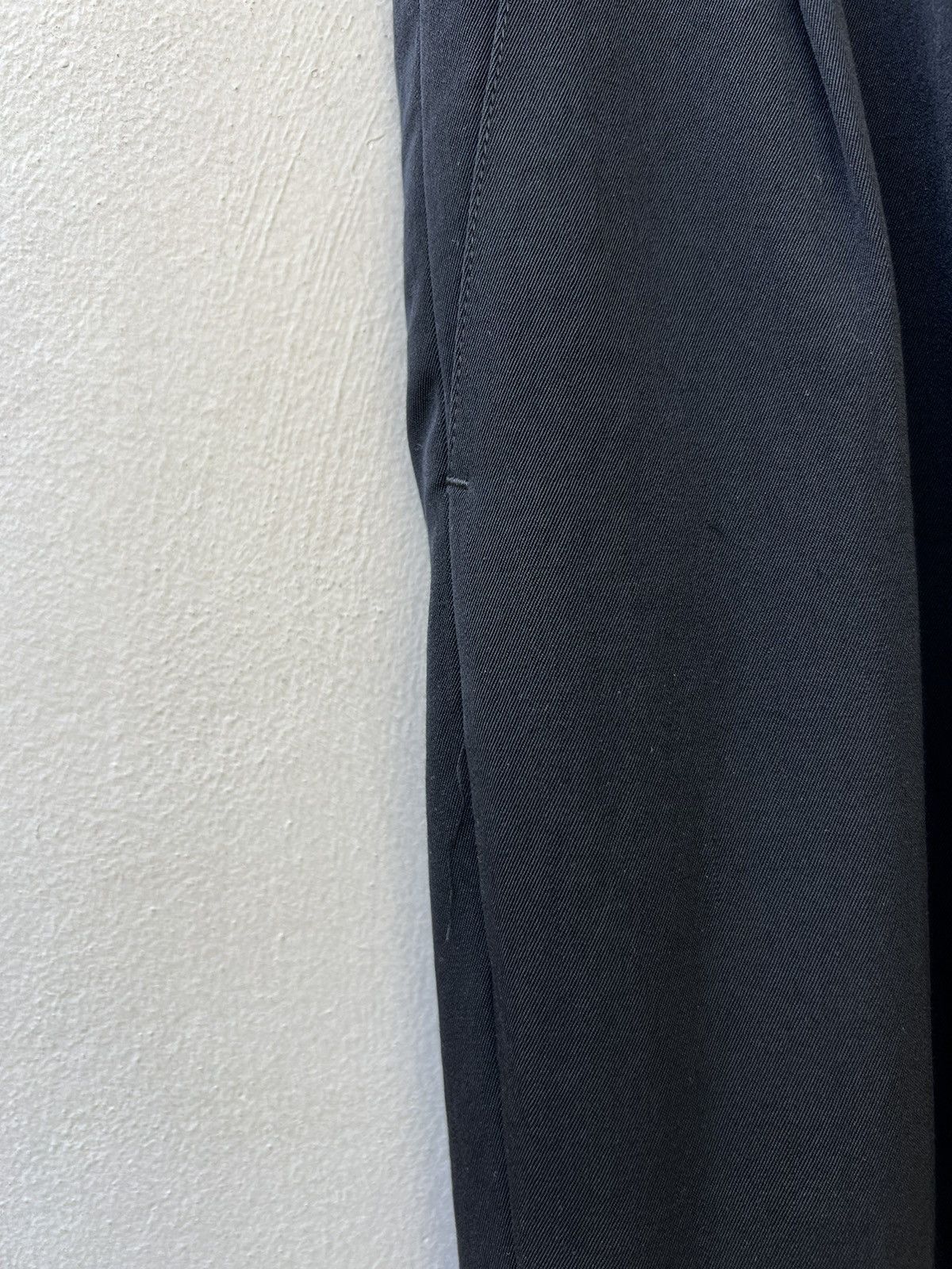 Yohji Yamamoto 2001 S/S Yohji Yamamoto Y’s for Men Black Baggy Wool Trouser Size US 28 / EU 44 - 4 Thumbnail
