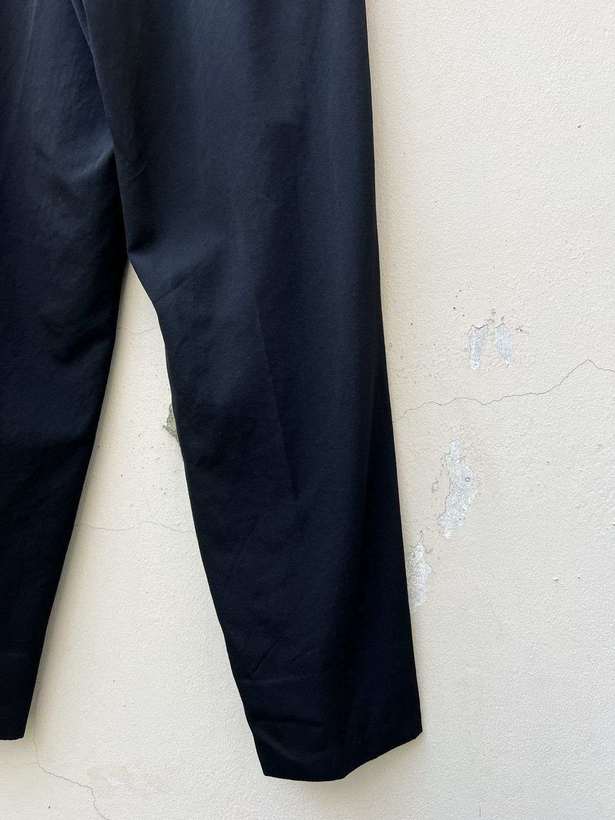 Yohji Yamamoto 2001 S/S Yohji Yamamoto Y’s for Men Black Baggy Wool Trouser Size US 28 / EU 44 - 14 Thumbnail
