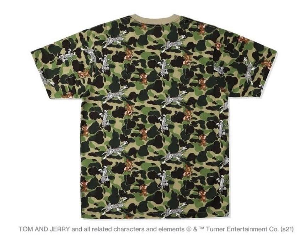 Bape Bape x Tom and Jerry ABC Camo Tee Size US M / EU 48-50 / 2 - 2 Thumbnail