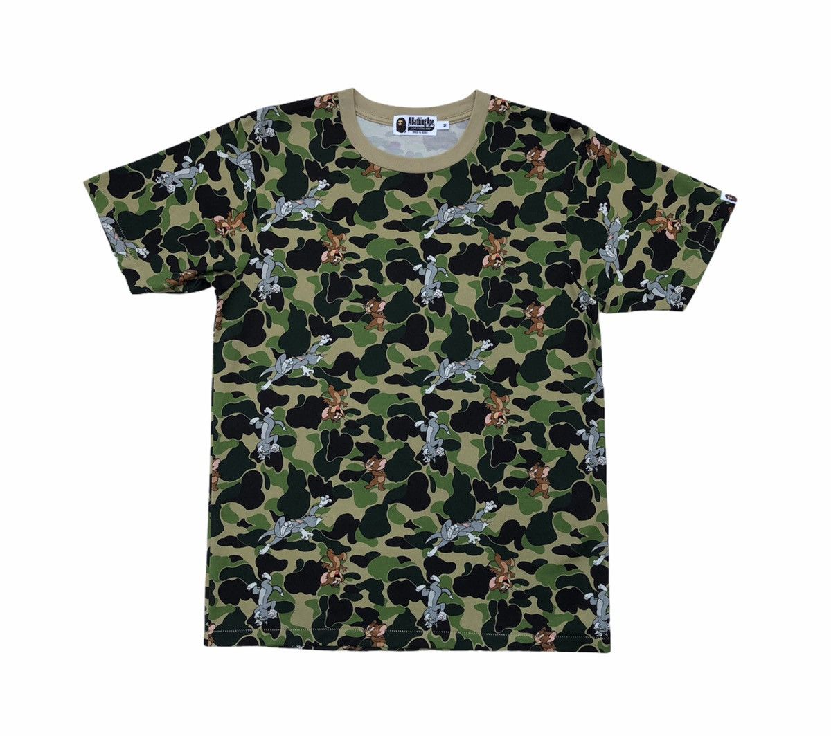 Bape Bape x Tom and Jerry ABC Camo Tee Size US M / EU 48-50 / 2 - 3 Thumbnail