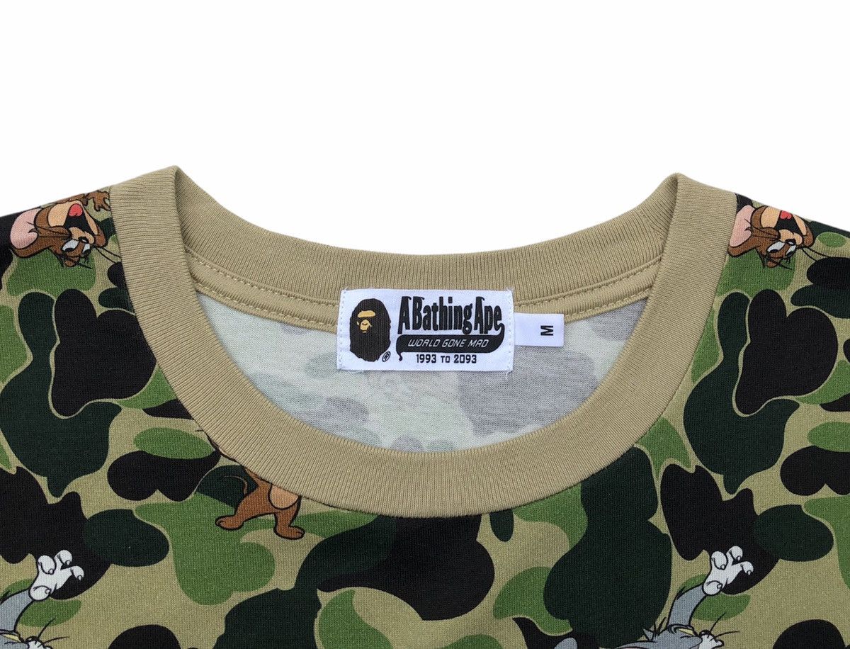 Bape Bape x Tom and Jerry ABC Camo Tee Size US M / EU 48-50 / 2 - 5 Thumbnail