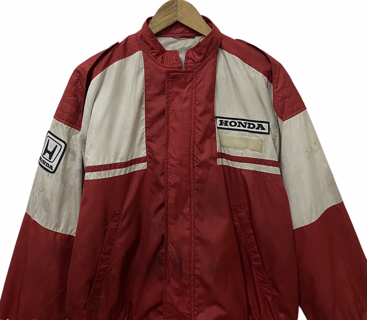 Honda VINTAGE 90s HONDA RACING Jacket Honda Japan Motorsport Size US M / EU 48-50 / 2 - 2 Thumbnail