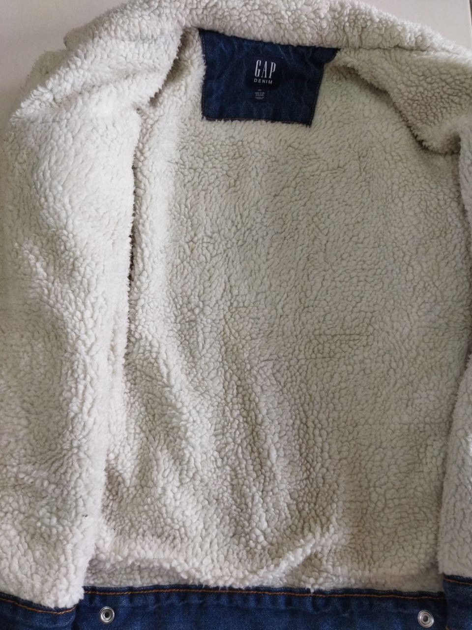 Gap Vintage GAP Sherpa Lining Denim Jacket Size US XS / EU 42 / 0 - 9 Thumbnail