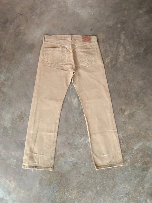 Levi's Vintage Levi's 501 Brown Straight Leg Jeans 33x30 Size US 33 - 2 Thumbnail