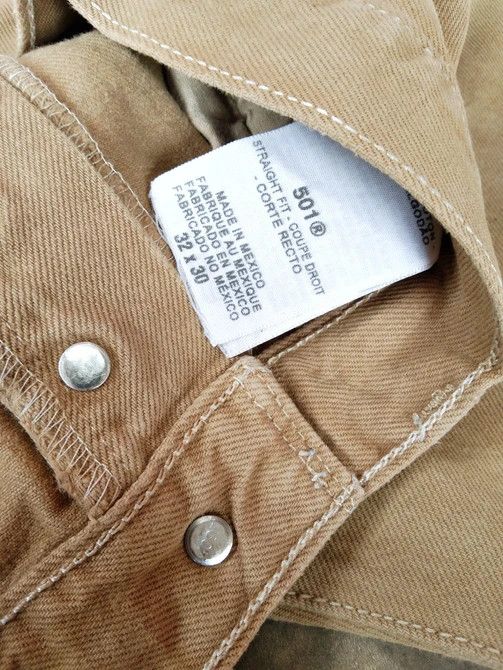 Levi's Vintage Levi's 501 Brown Straight Leg Jeans 33x30 Size US 33 - 13 Thumbnail