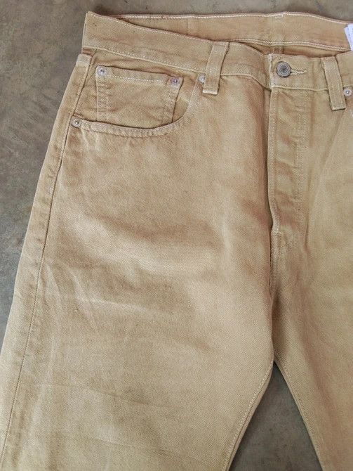 Levi's Vintage Levi's 501 Brown Straight Leg Jeans 33x30 Size US 33 - 9 Thumbnail
