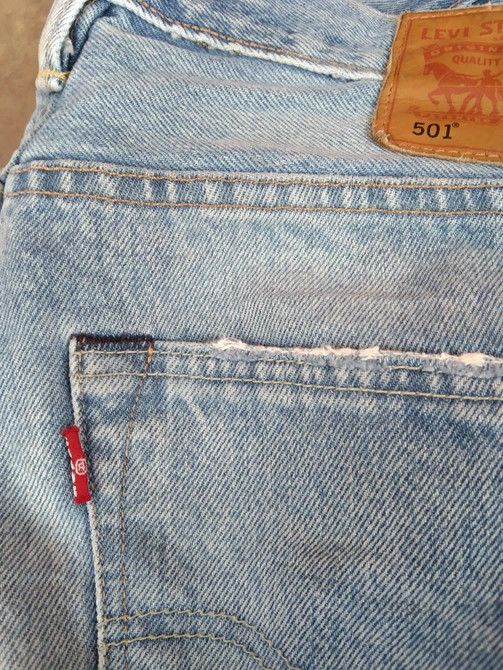 Levi's × Vintage Vintage Levis 501 Light Wash Distressed Jeans 33x30 Size US 33 - 5 Thumbnail