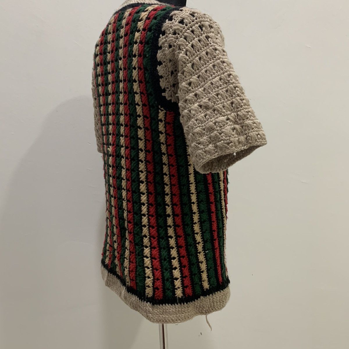 Designer × Eleven Paris ELEVEN DELUXE RONFFINE Wide Neck Stripe Colour Knit Sweater Size US M / EU 48-50 / 2 - 14 Thumbnail