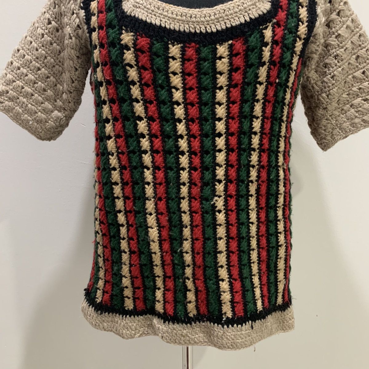 Designer × Eleven Paris ELEVEN DELUXE RONFFINE Wide Neck Stripe Colour Knit Sweater Size US M / EU 48-50 / 2 - 4 Thumbnail