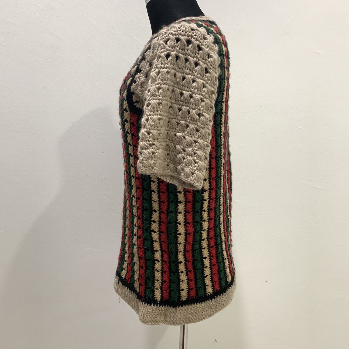 Designer × Eleven Paris ELEVEN DELUXE RONFFINE Wide Neck Stripe Colour Knit Sweater Size US M / EU 48-50 / 2 - 11 Thumbnail