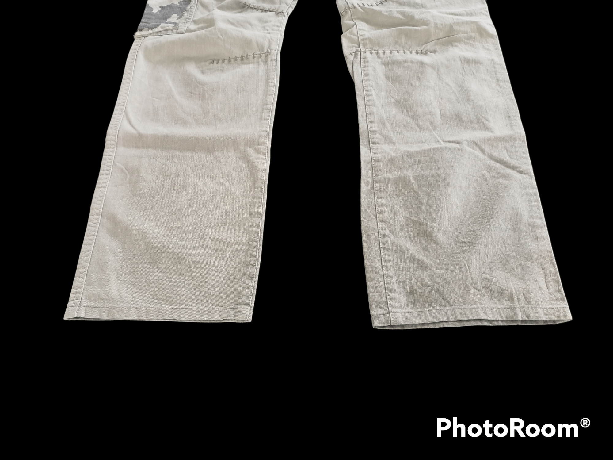 Japanese Brand Twenty Work Remake Cargo Faded Fatigue Pants Size US 30 / EU 46 - 2 Thumbnail