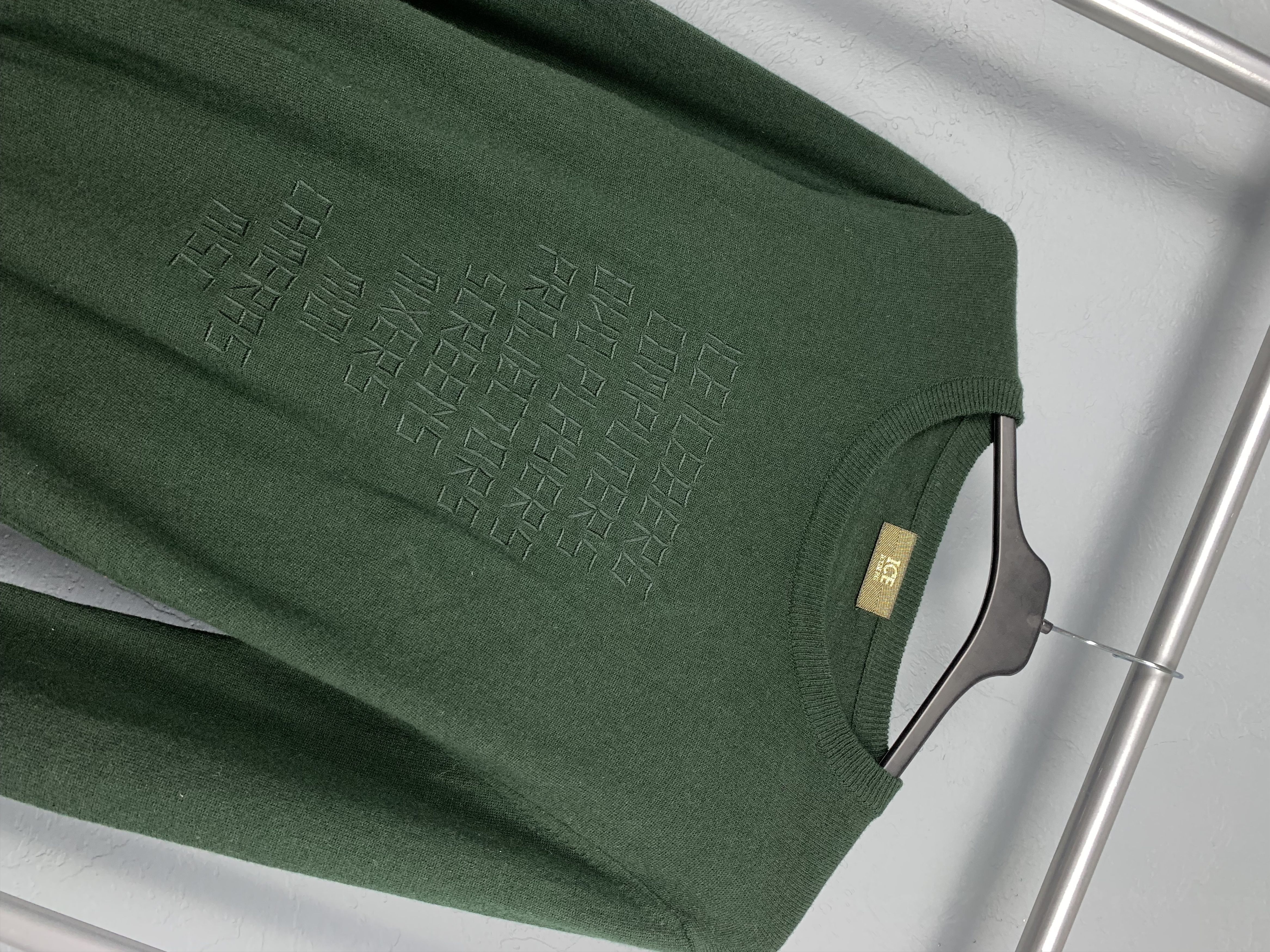 Iceberg × Vintage Iceberg Vintage Mens Wool Knit Crew Neck Sweater Size US S / EU 44-46 / 1 - 2 Thumbnail