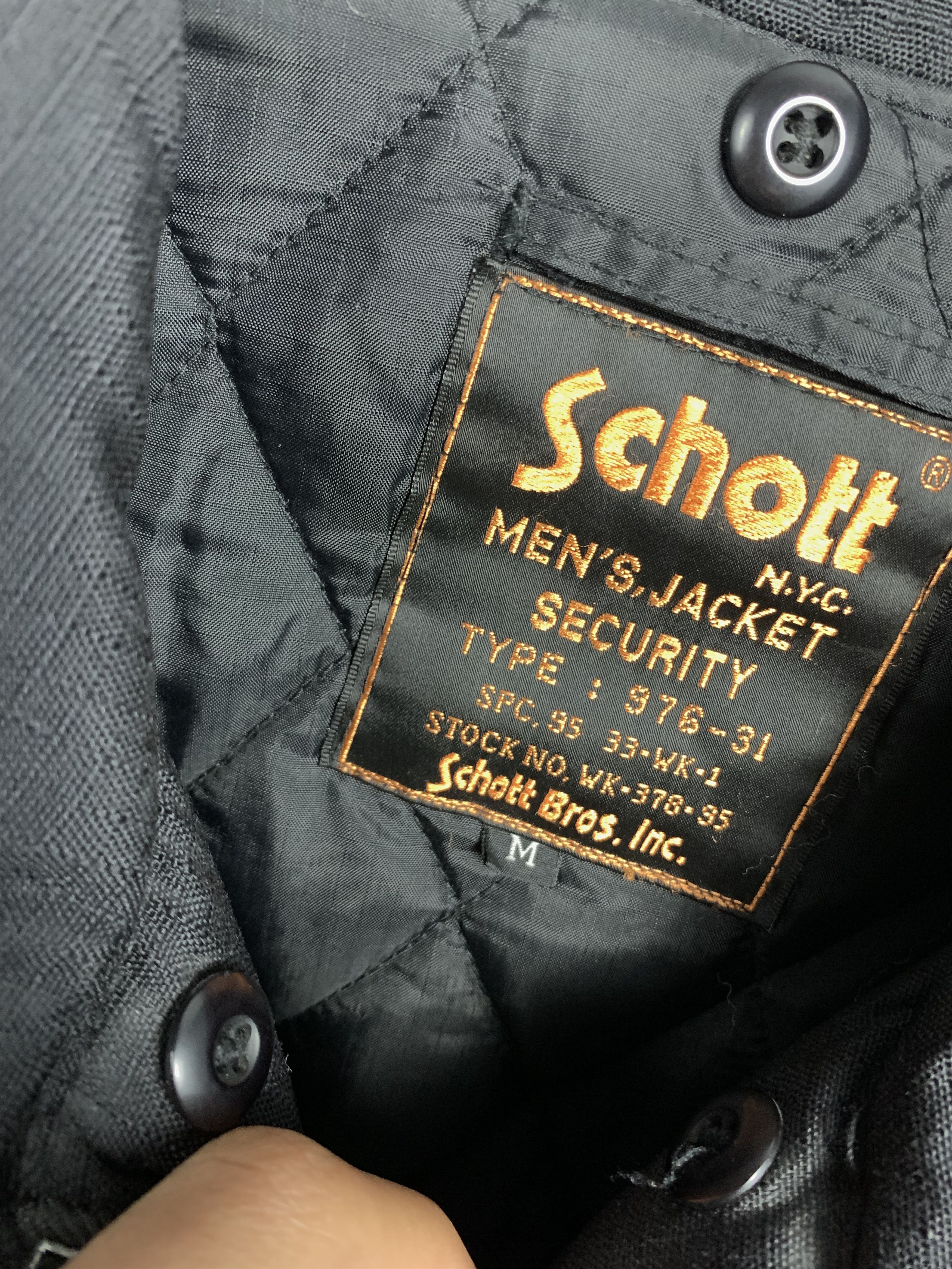 Schott Schott Vintage Mens Bomber Jacket Size US M / EU 48-50 / 2 - 3 Thumbnail