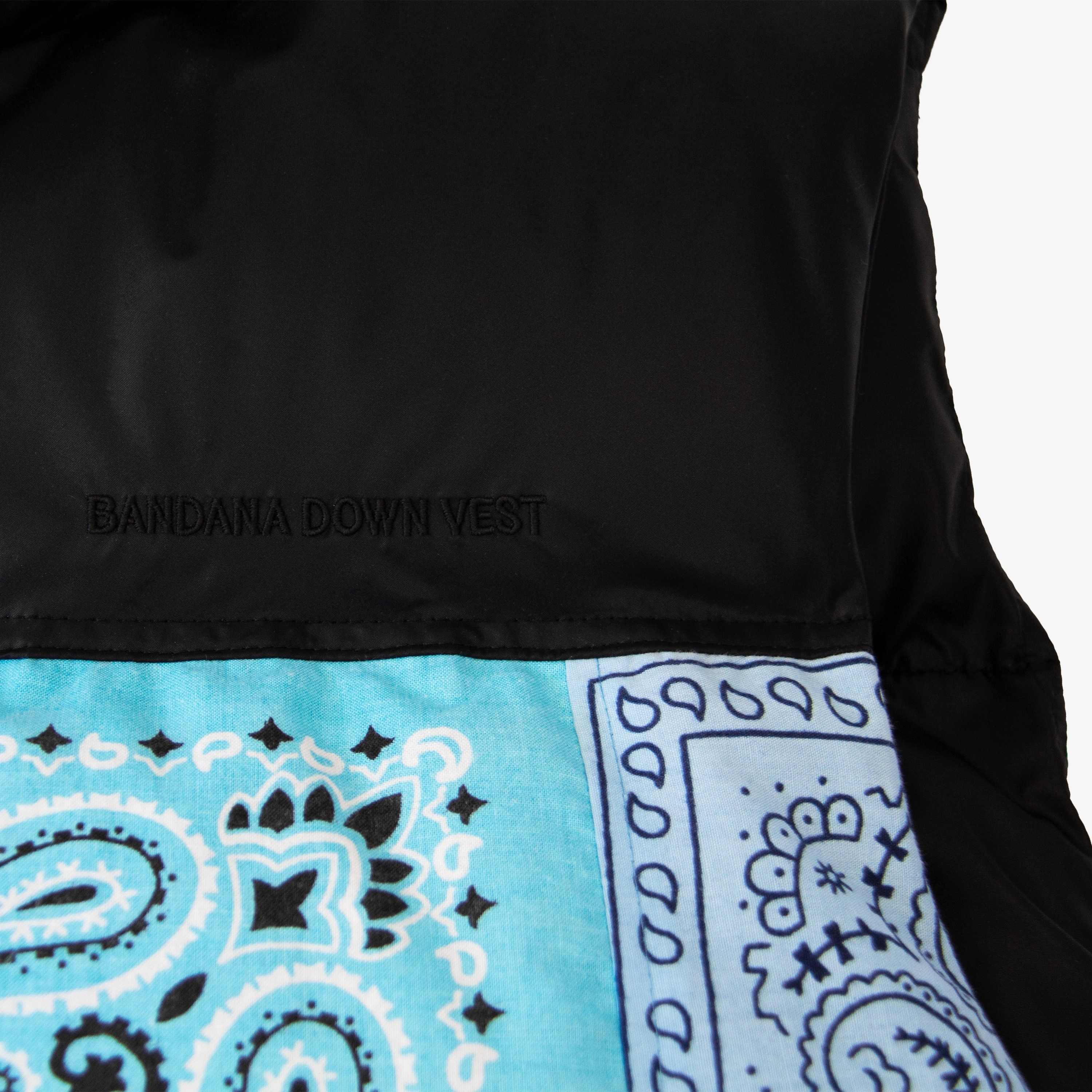 Japanese Brand MIYAGIHIDETAKA BANDANA DOWN VEST Size US XL / EU 56 / 4 - 4 Thumbnail