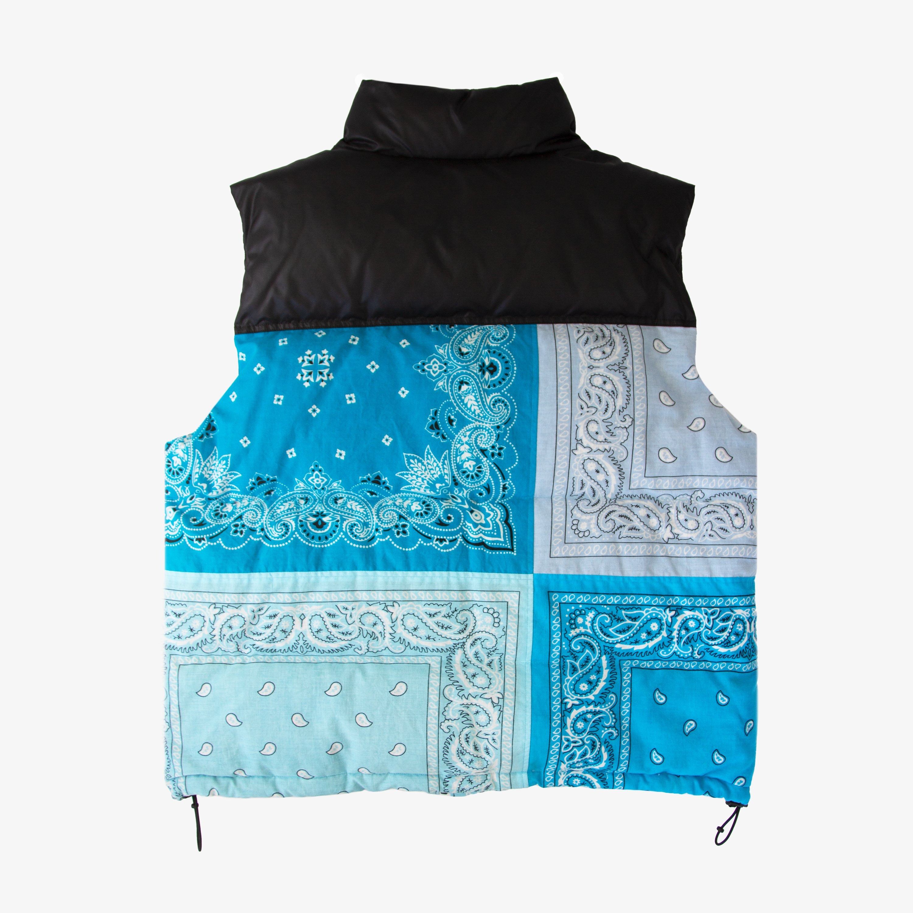 Japanese Brand MIYAGIHIDETAKA BANDANA DOWN VEST Size US XL / EU 56 / 4 - 3 Thumbnail