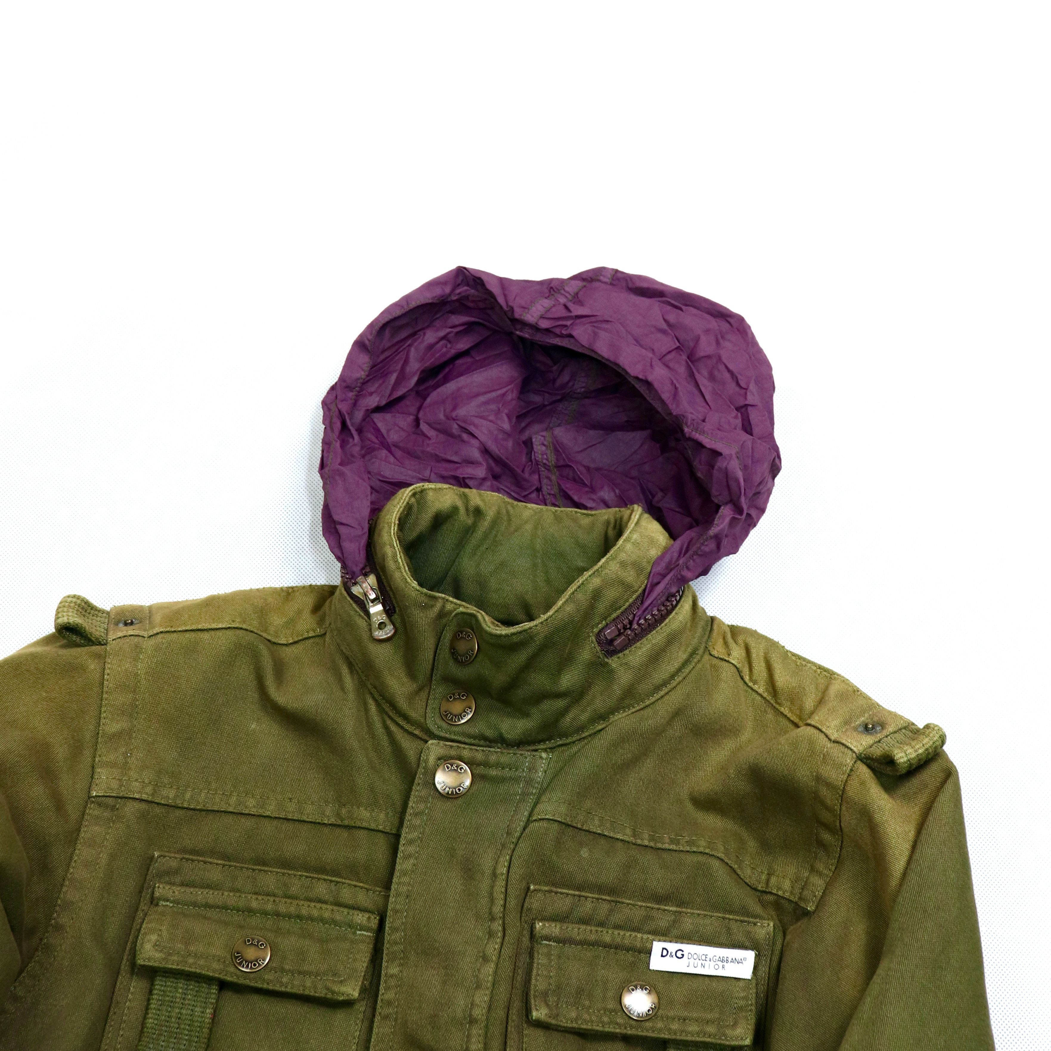 Dolce & Gabbana D&G Rocky Mountain Multipocket Forest Jacket Size XXS / US 00 / IT 34 - 6 Thumbnail