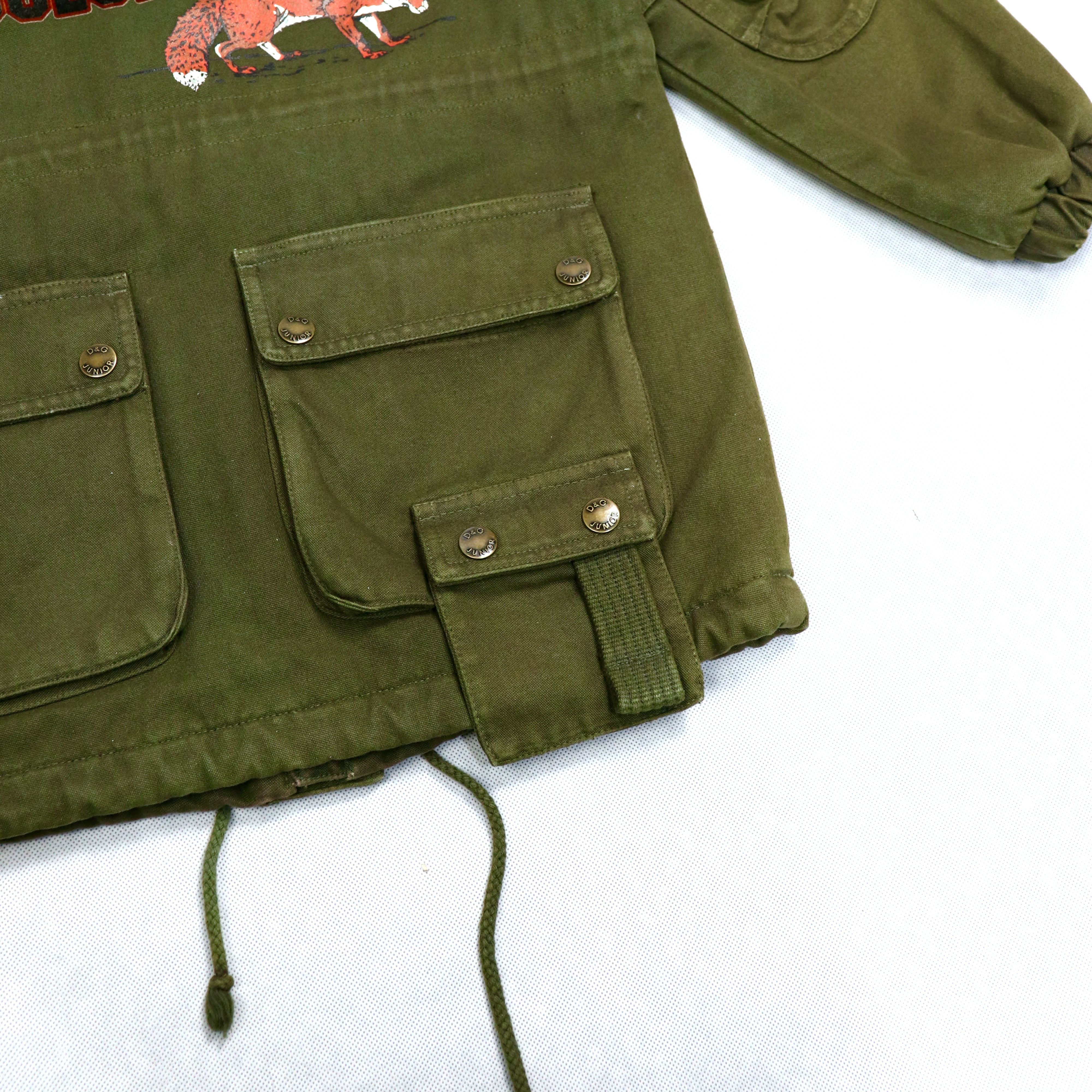 Dolce & Gabbana D&G Rocky Mountain Multipocket Forest Jacket Size XXS / US 00 / IT 34 - 5 Thumbnail