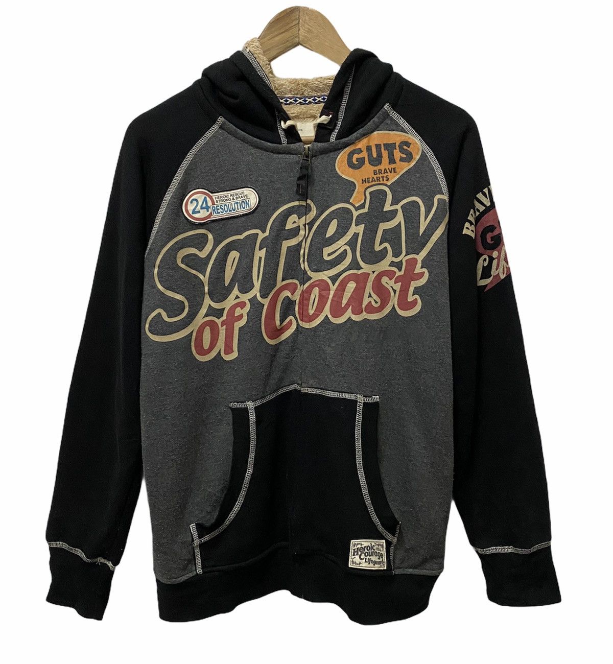 Japanese Brand Vintage Heroic 1924 Courage Lifeguard Sweater Hoodie Size US S / EU 44-46 / 1 - 1 Thumbnail