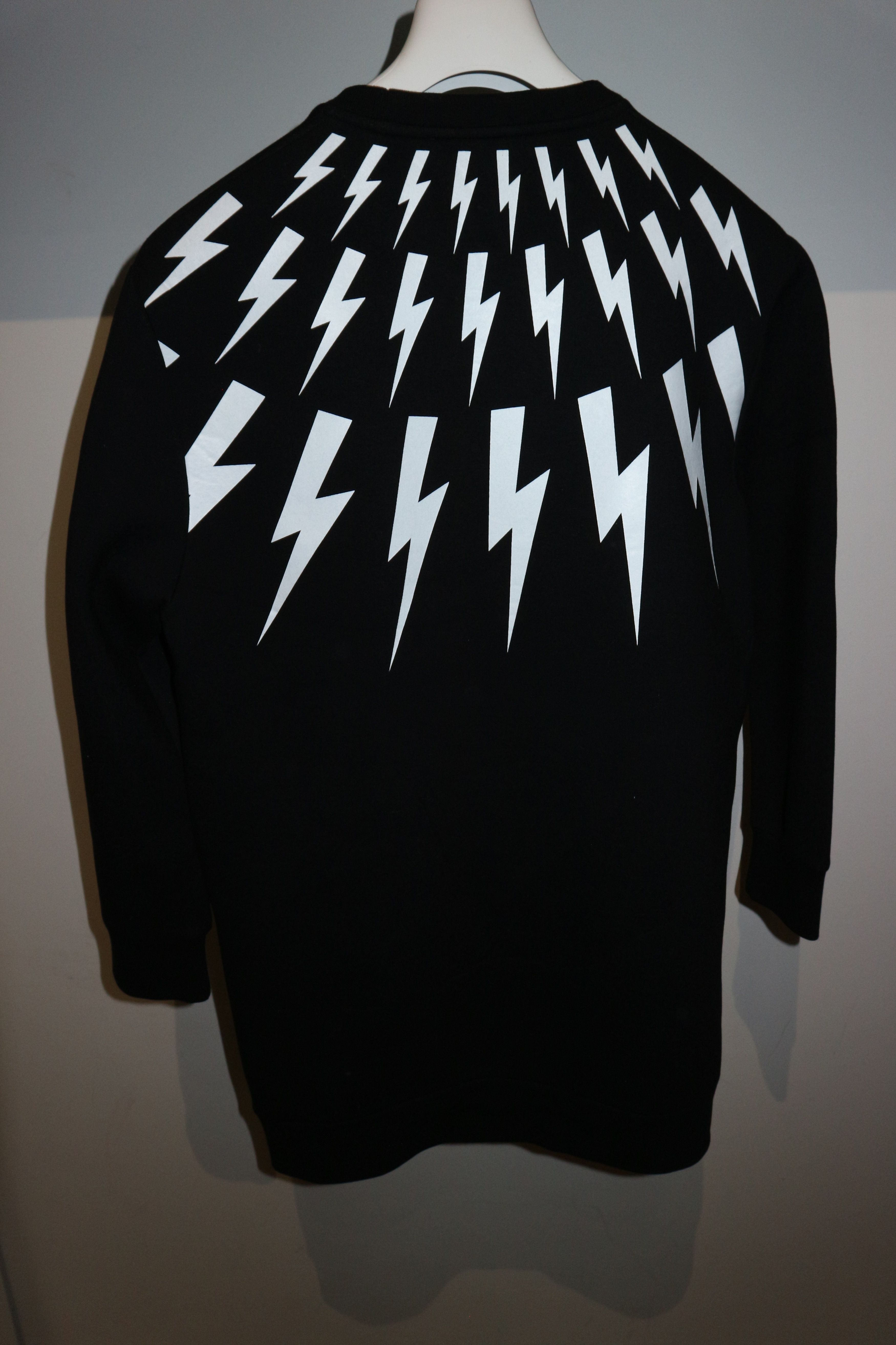 Neil Barrett Lightning bolt print neoprene dress Size US S / EU 44-46 / 1 - 6 Thumbnail