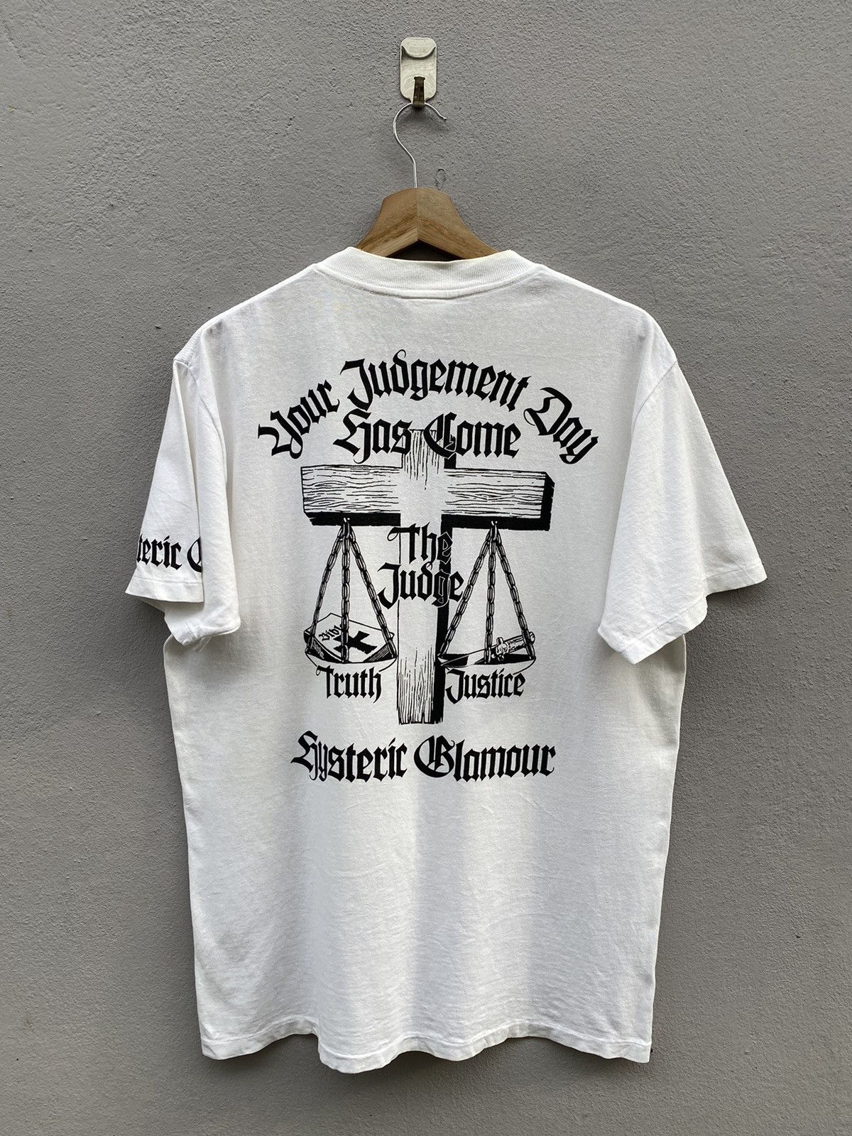 Hysteric Glamour Vintage 90’s Hysteric Glamour “The Judgement Day” T-Cross Size US L / EU 52-54 / 3 - 1 Thumbnail