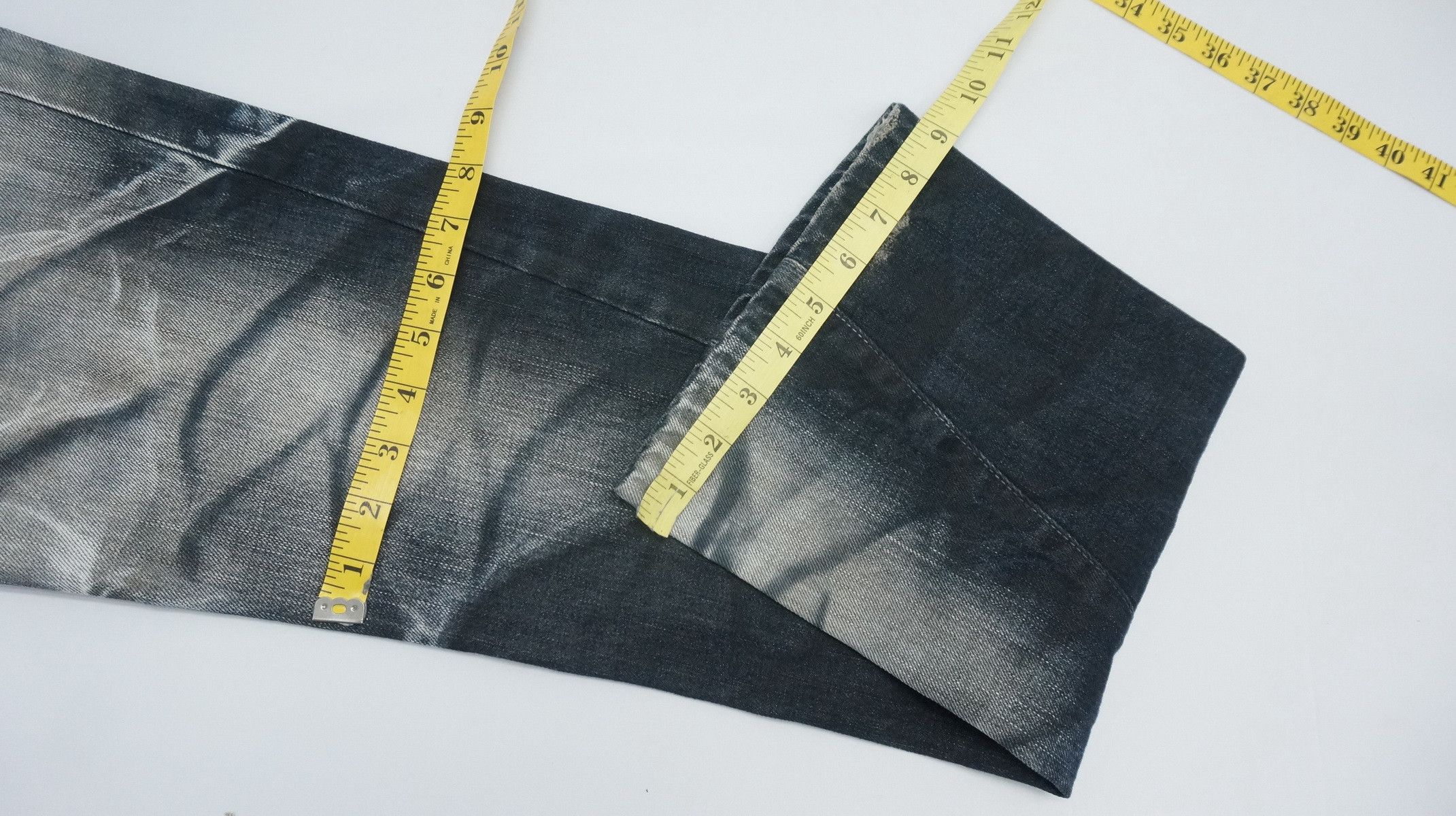 Japanese Brand Dope Vtg Tornado Mart Japan Distressed Lowrise Worn Jeans Size US 34 / EU 50 - 16 Thumbnail