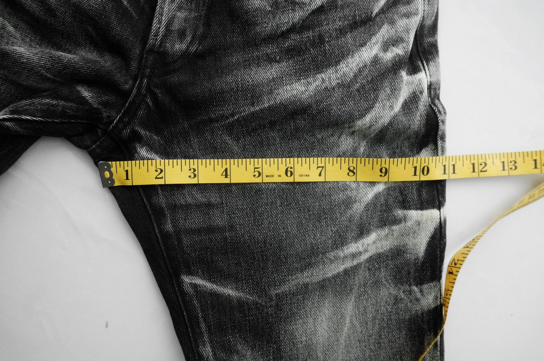 Tornado Mart DopeVtg🇯🇵TORNADO MART Distressed Short rise Flared Jeans Size US 28 / EU 44 - 17 Thumbnail