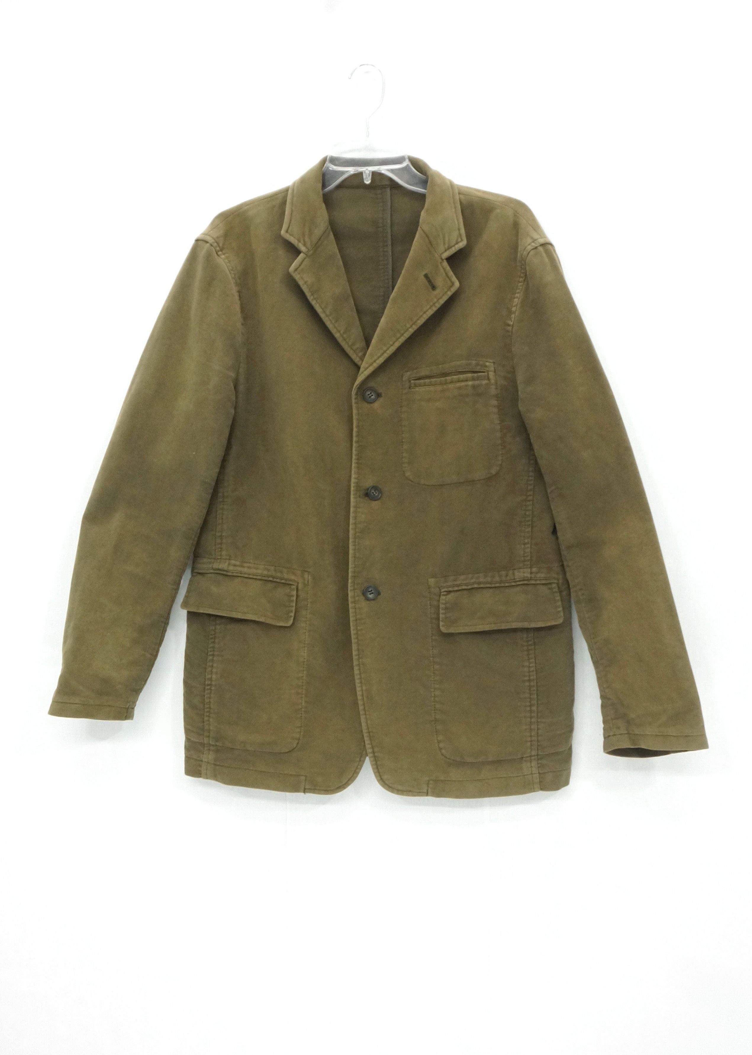 image of Vintage Junmen Faded Casual Blazer in Olive, Men's (Size Medium)