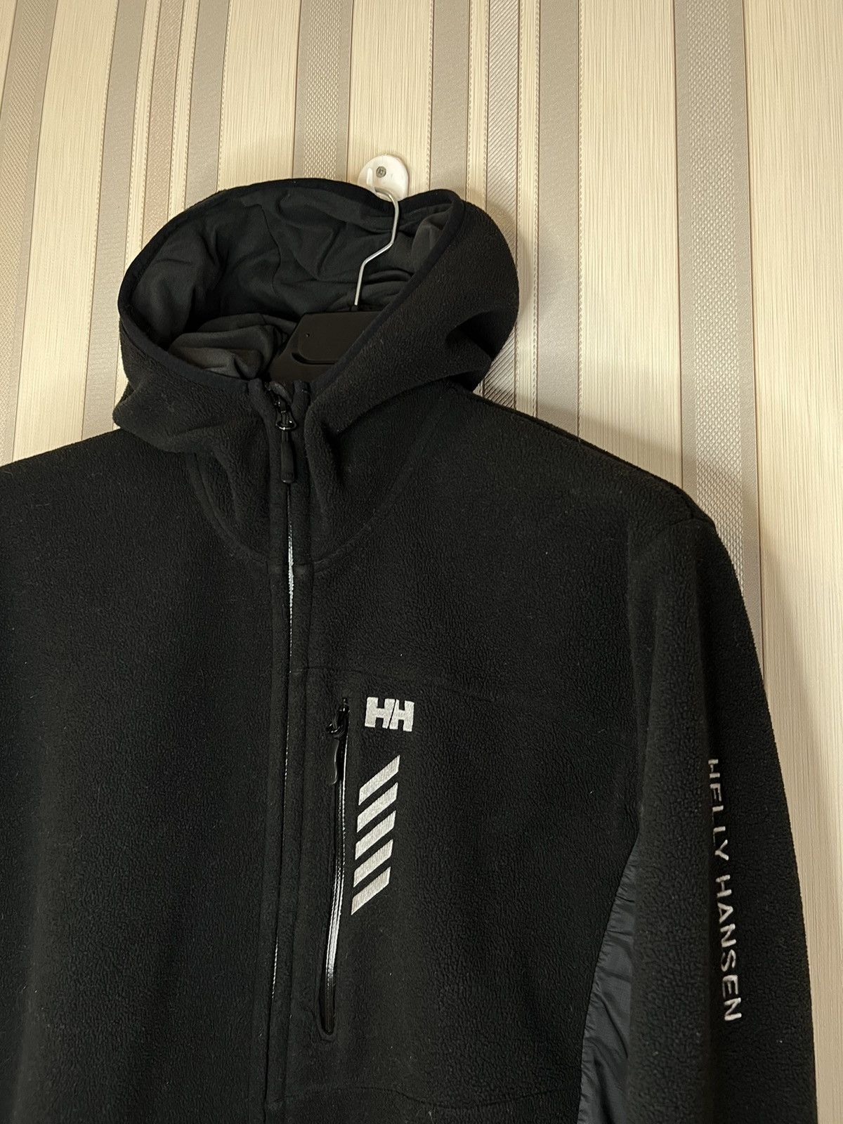 Helly Hansen Vintage Helly Hanses Hooded Fleece Hoodie Jacket sherpa HH Size US XL / EU 56 / 4 - 3 Thumbnail
