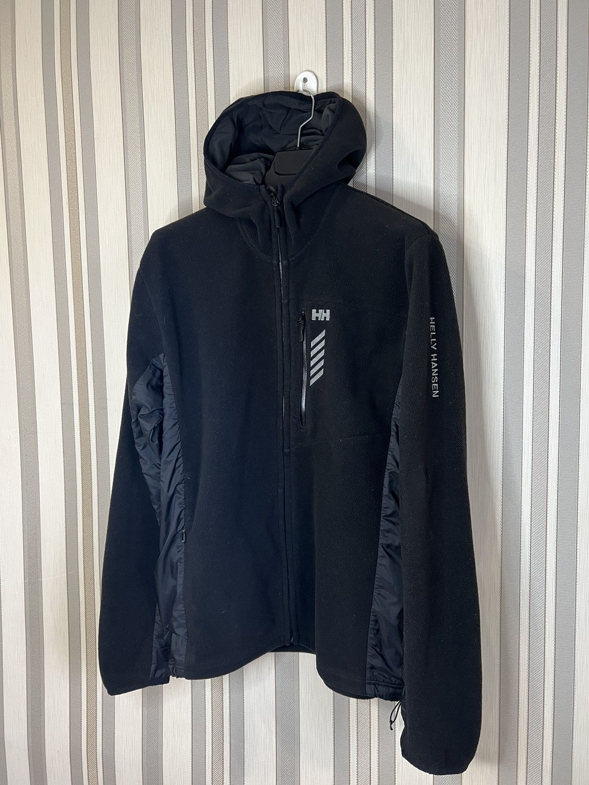 Helly Hansen Vintage Helly Hanses Hooded Fleece Hoodie Jacket sherpa HH Size US XL / EU 56 / 4 - 1 Thumbnail