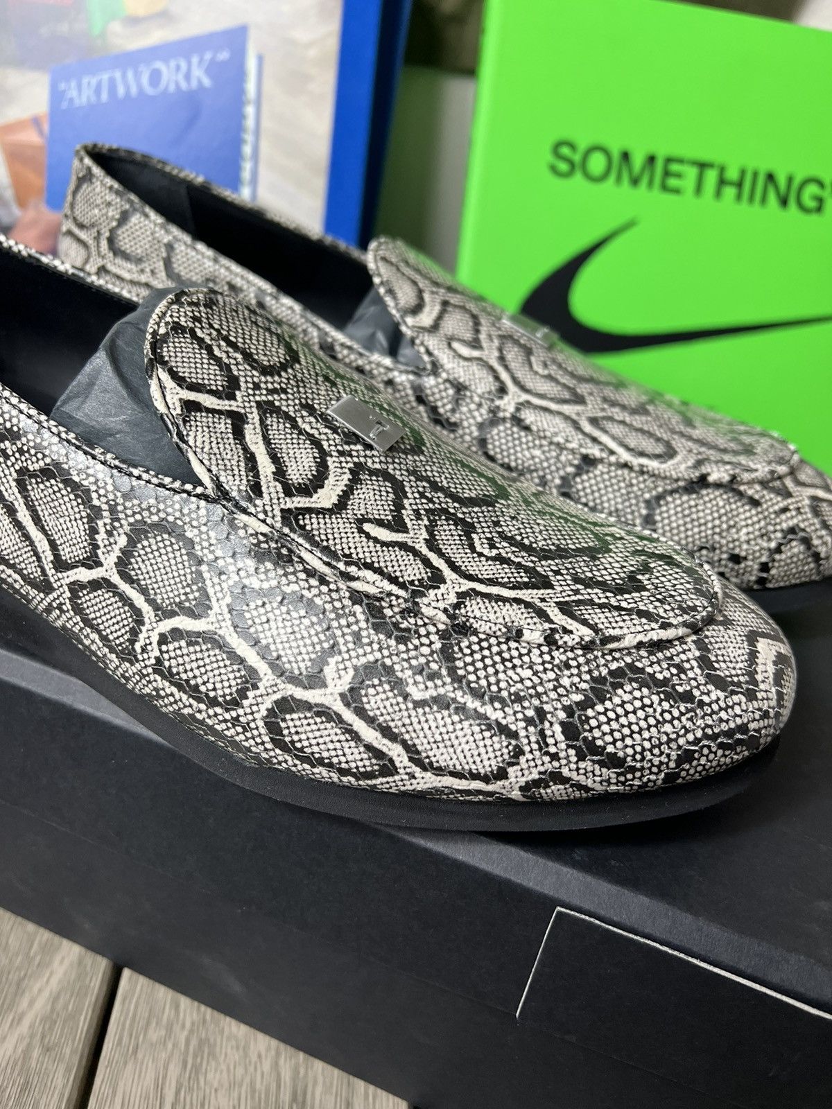 1017 ALYX 9SM 1017 ALYX 9SM Snakeskin Loafers Size US 10 / EU 43 - 3 Thumbnail