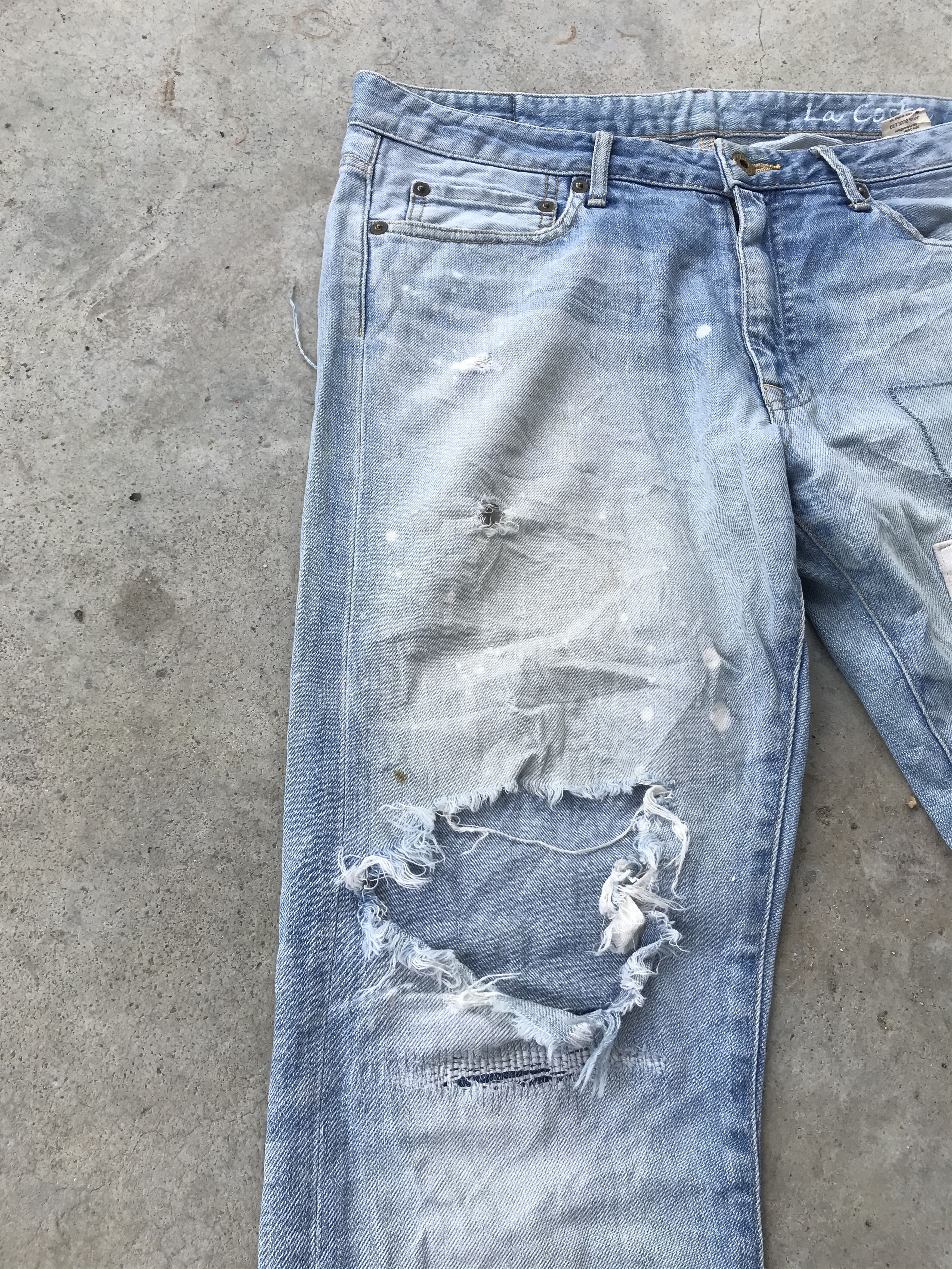 Japan Blue Japan blue jean distressed style Size US 31 - 3 Thumbnail