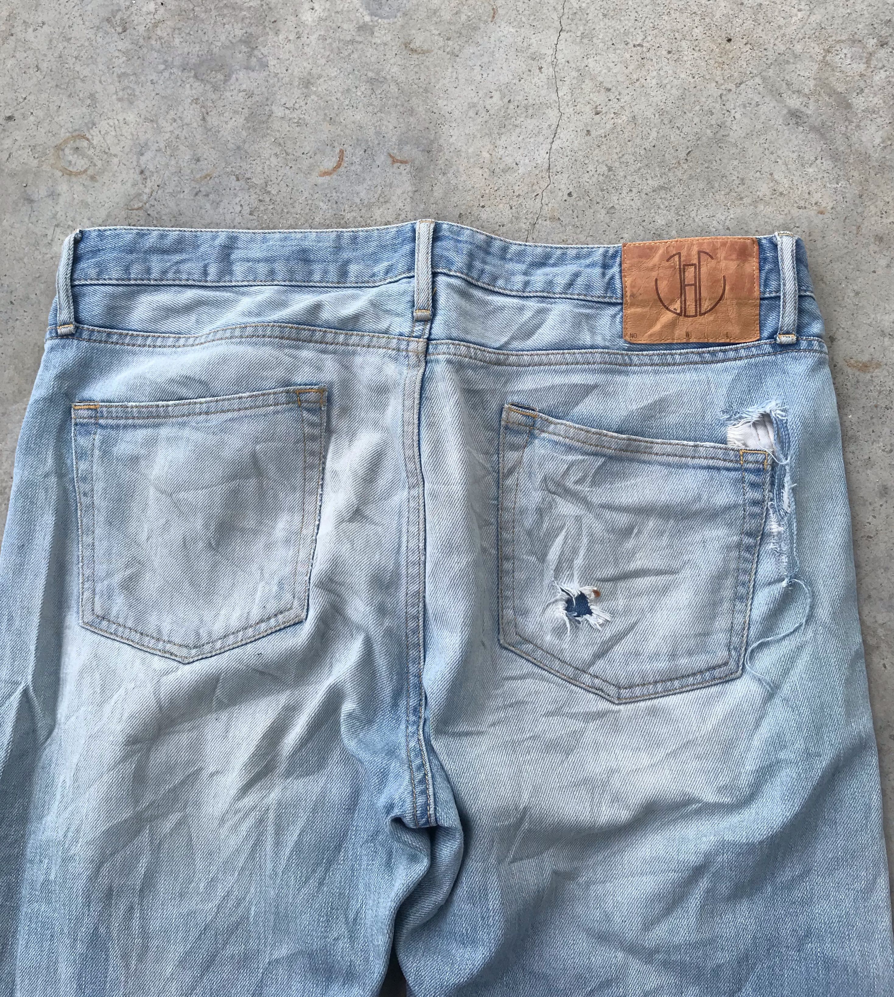 Japan Blue Japan blue jean distressed style Size US 31 - 9 Thumbnail