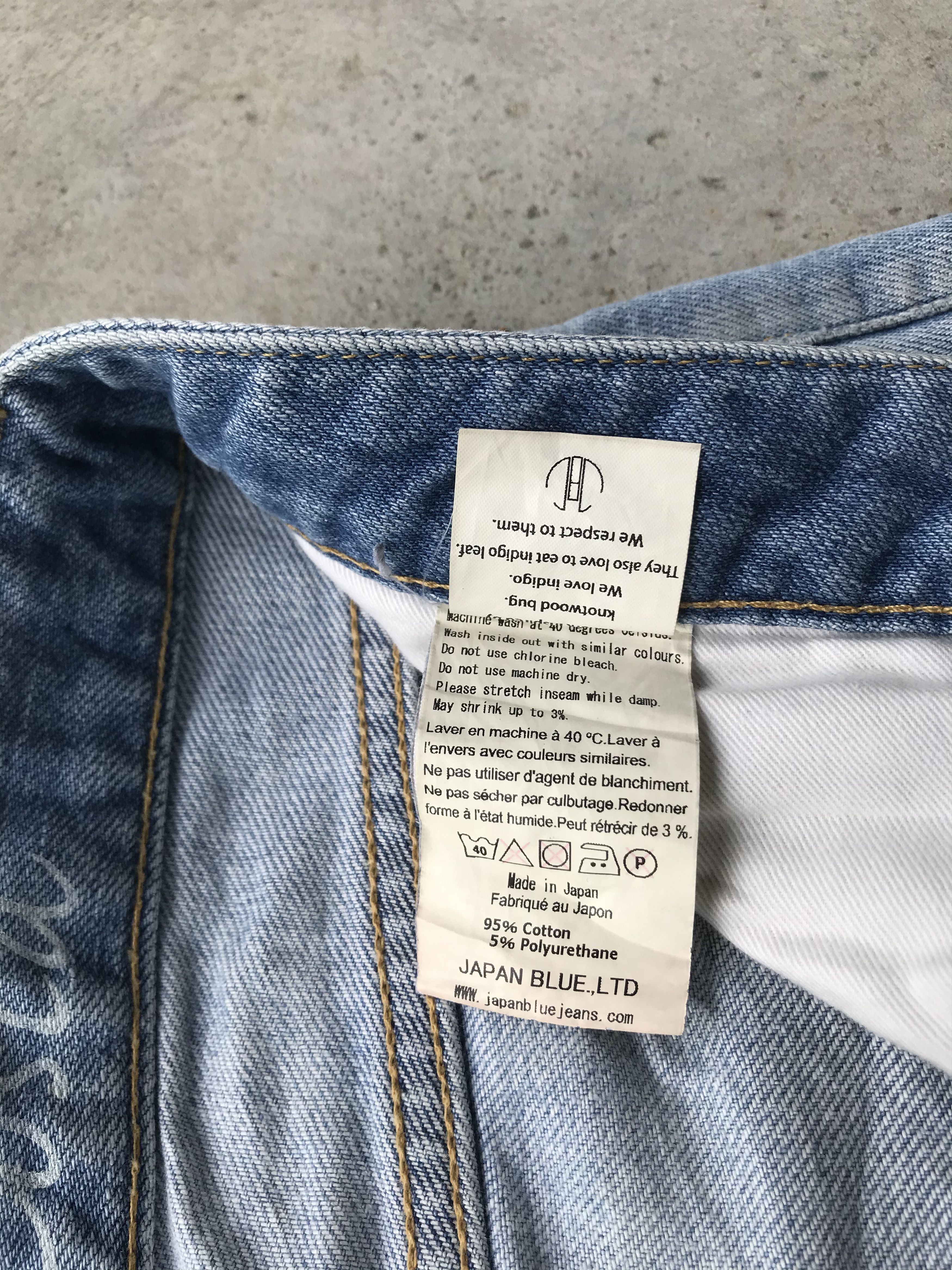 Japan Blue Japan blue jean distressed style Size US 31 - 7 Thumbnail