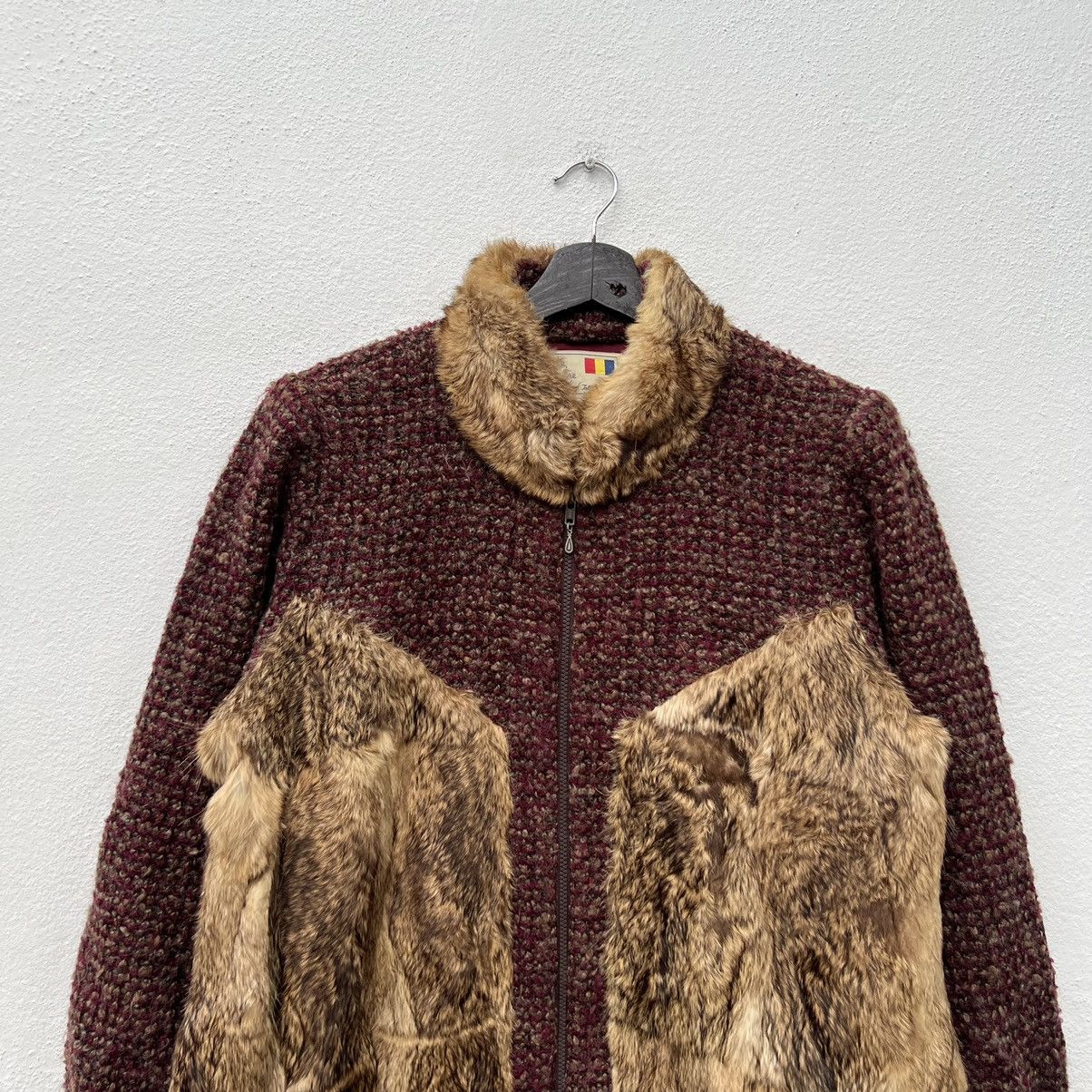 Japanese Brand VINTAGE MINK FUR JACKET RARE STYLE PATCHWORK DESIGN Size US M / EU 48-50 / 2 - 3 Thumbnail