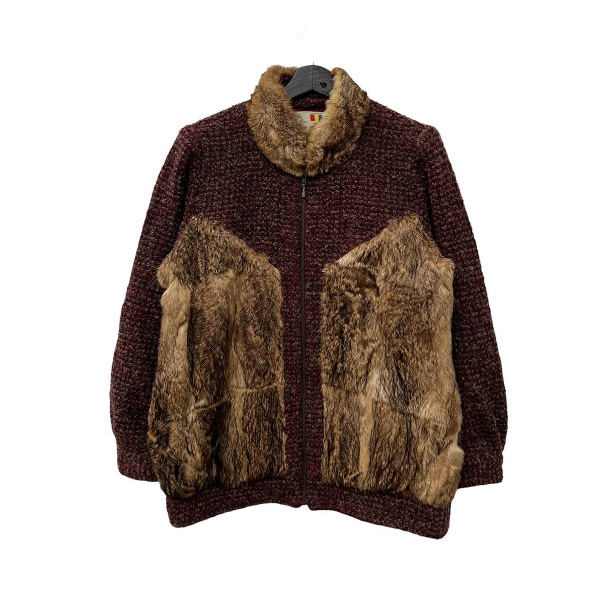 Japanese Brand VINTAGE MINK FUR JACKET RARE STYLE PATCHWORK DESIGN Size US M / EU 48-50 / 2 - 1 Thumbnail
