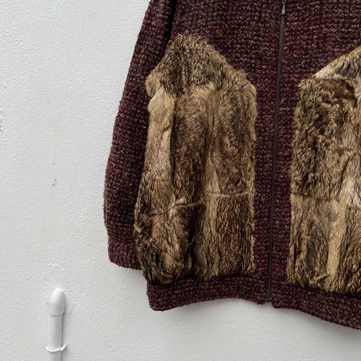 Japanese Brand VINTAGE MINK FUR JACKET RARE STYLE PATCHWORK DESIGN Size US M / EU 48-50 / 2 - 4 Thumbnail