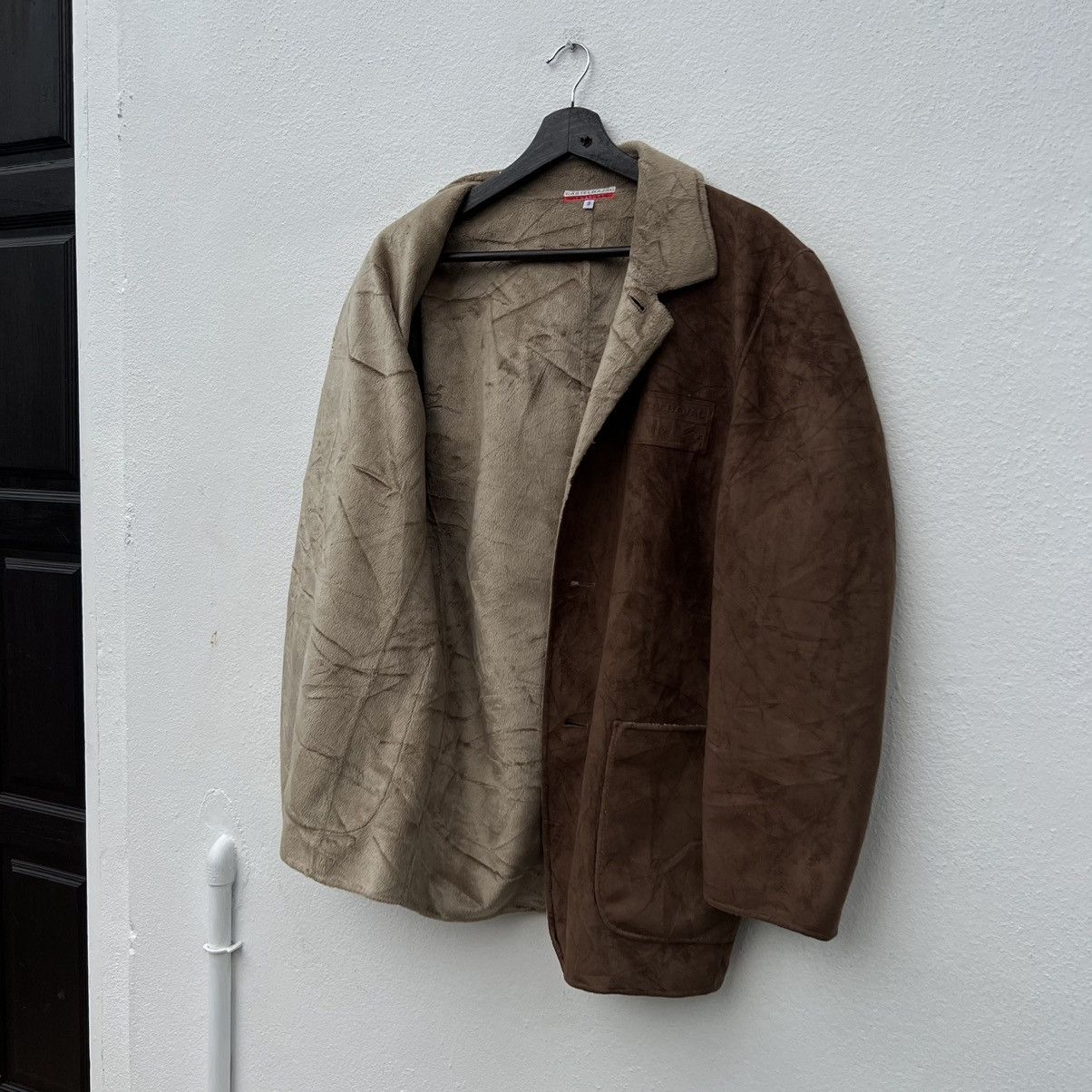 Japanese Brand VINTAGE CASTELBAJAC +2 NATURE SOFT LEATHER JACKET SHERLING Size L / US 10 / IT 46 - 12 Thumbnail